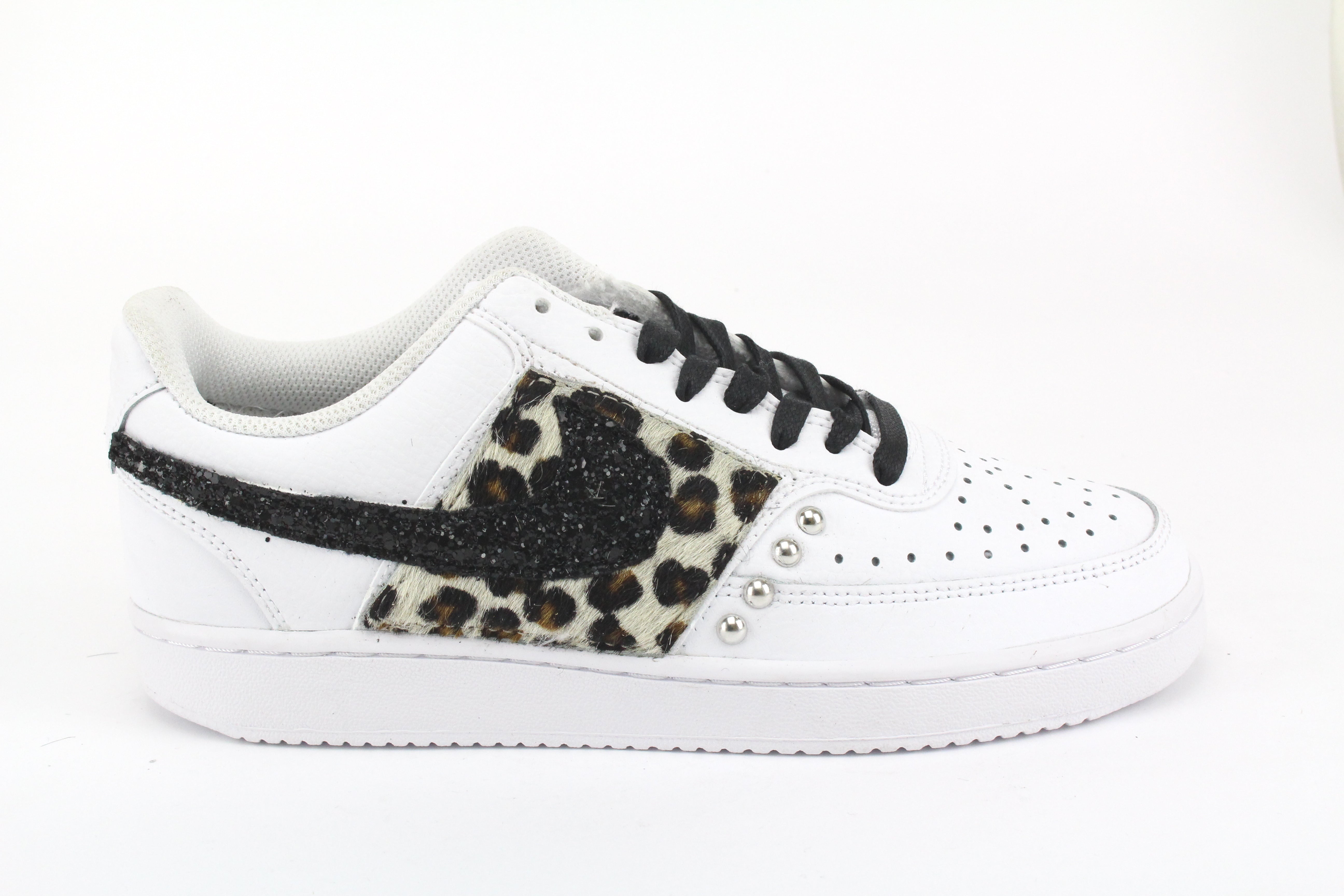 Nike Court Vision Low Maculate & Glitter Nero