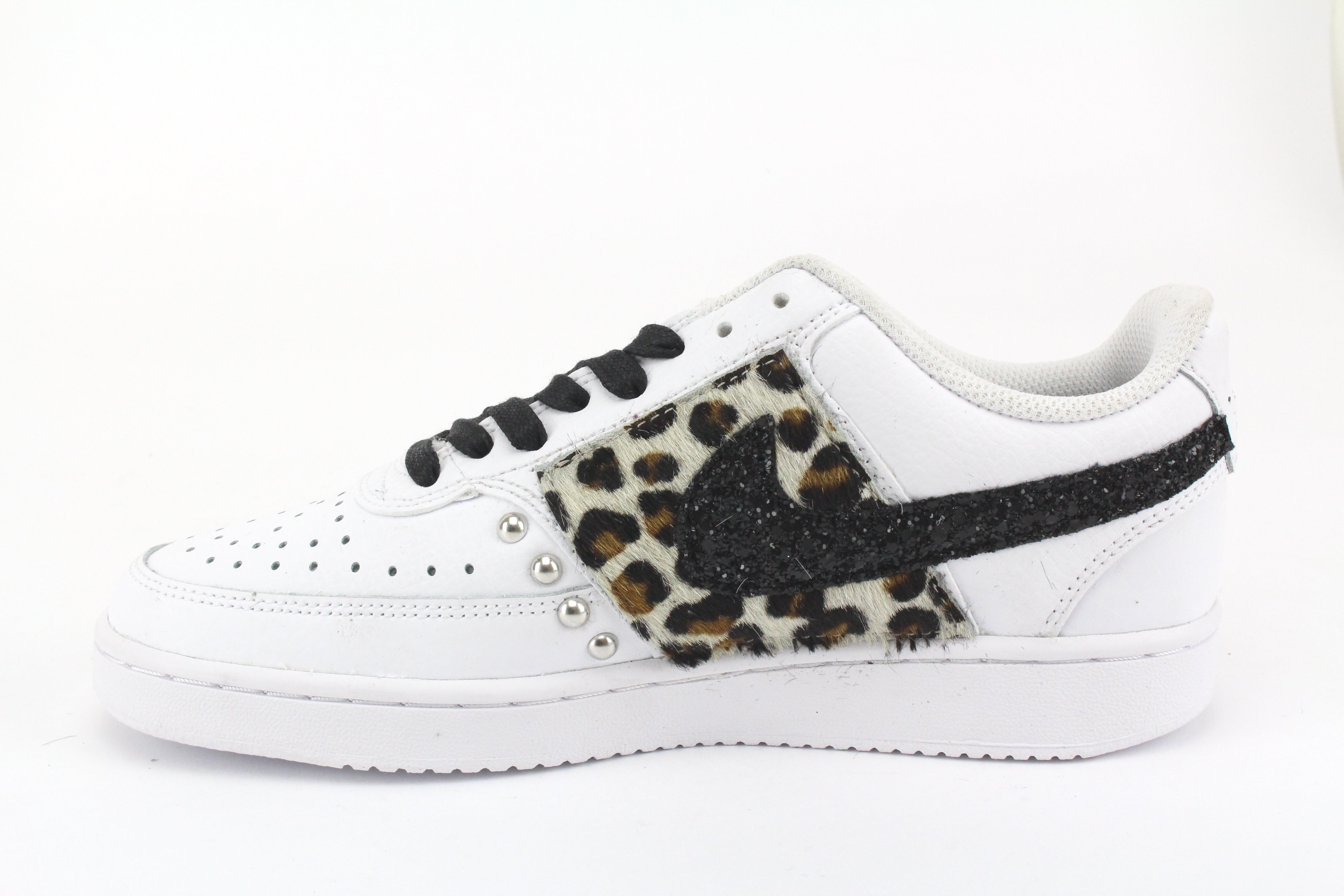 Nike Court Vision Low Maculate & Glitter Nero