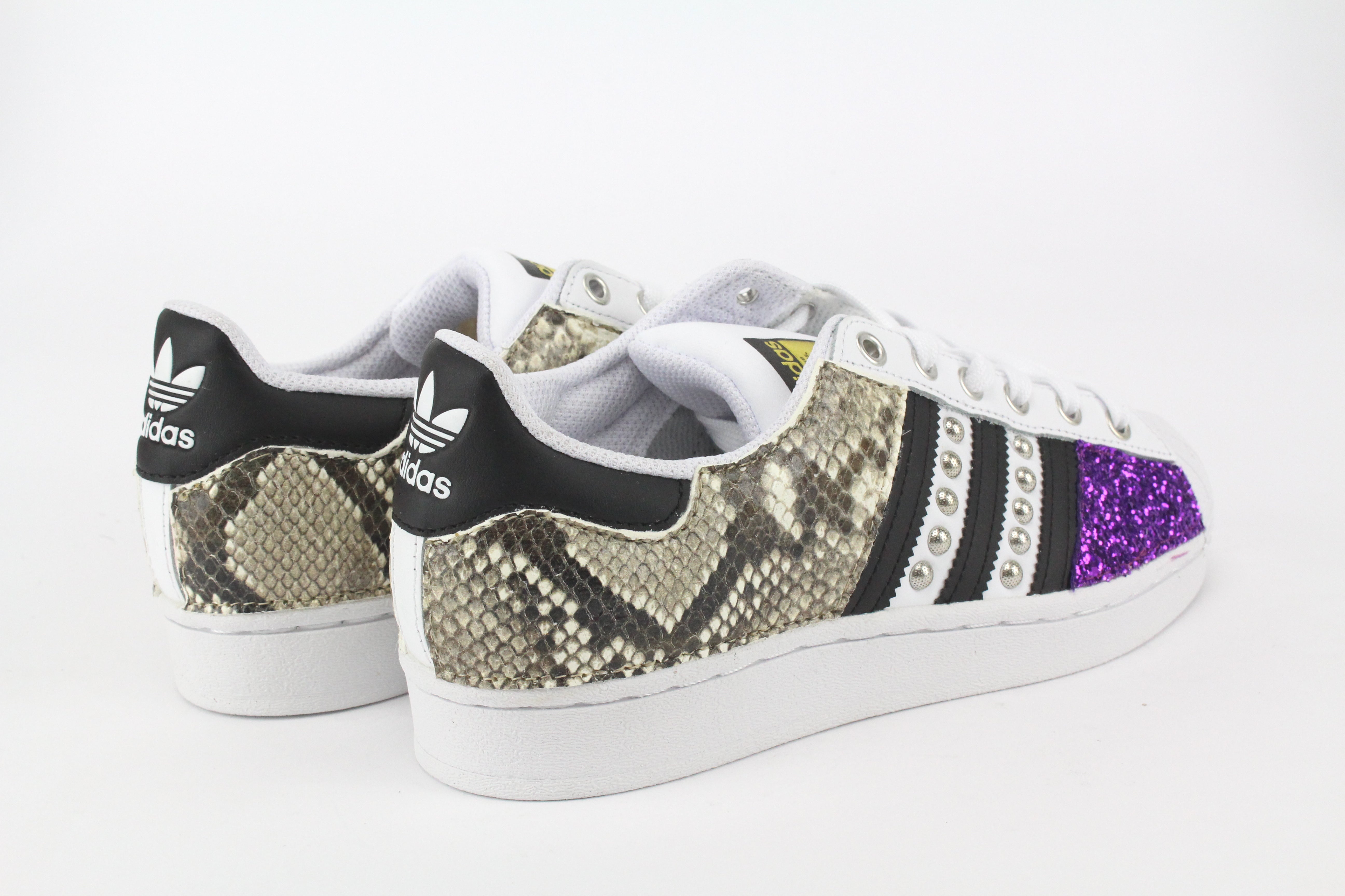 Adidas Superstar Pitone Borchie & Glitter Viola