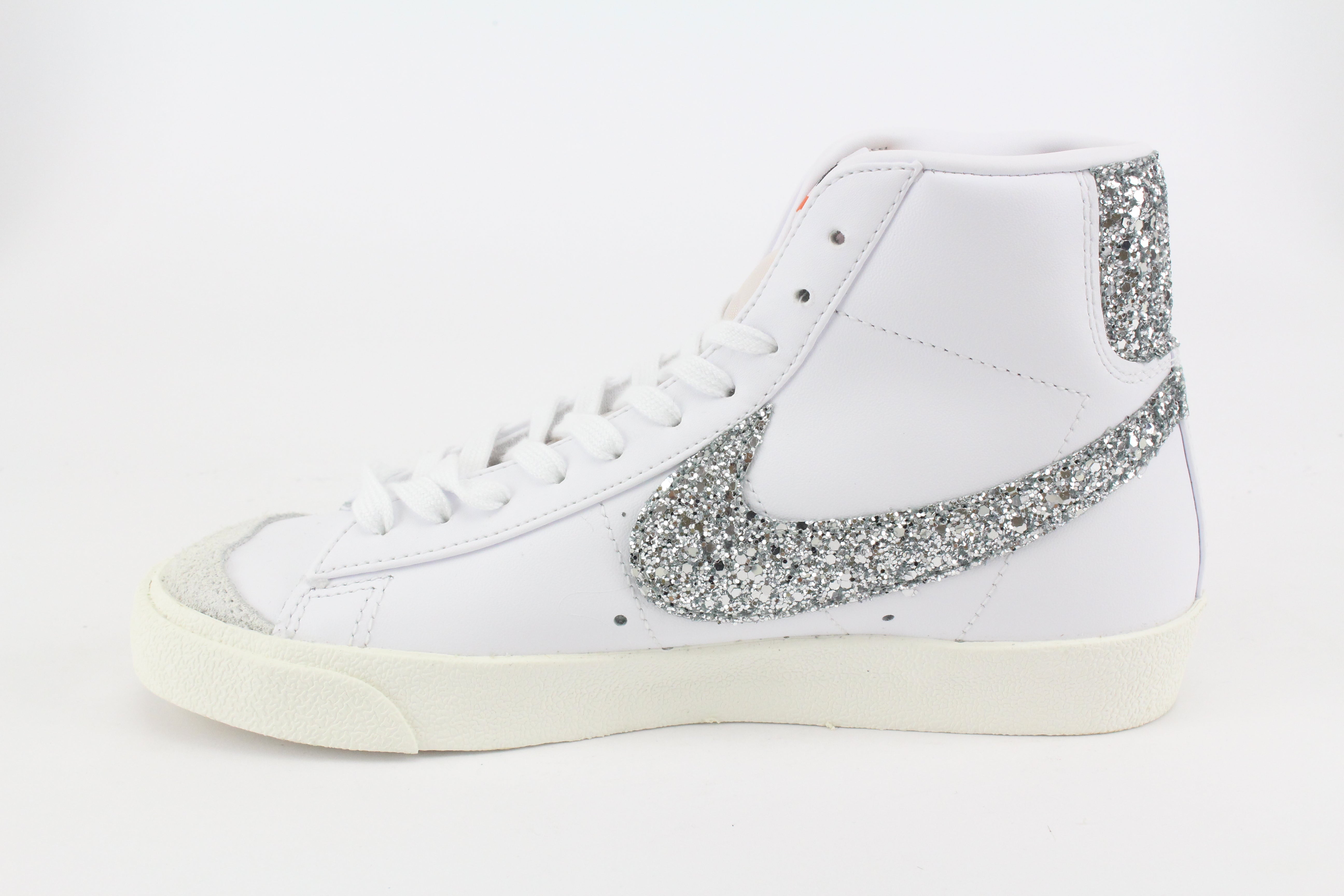 Nike Blazer Glitter Argento