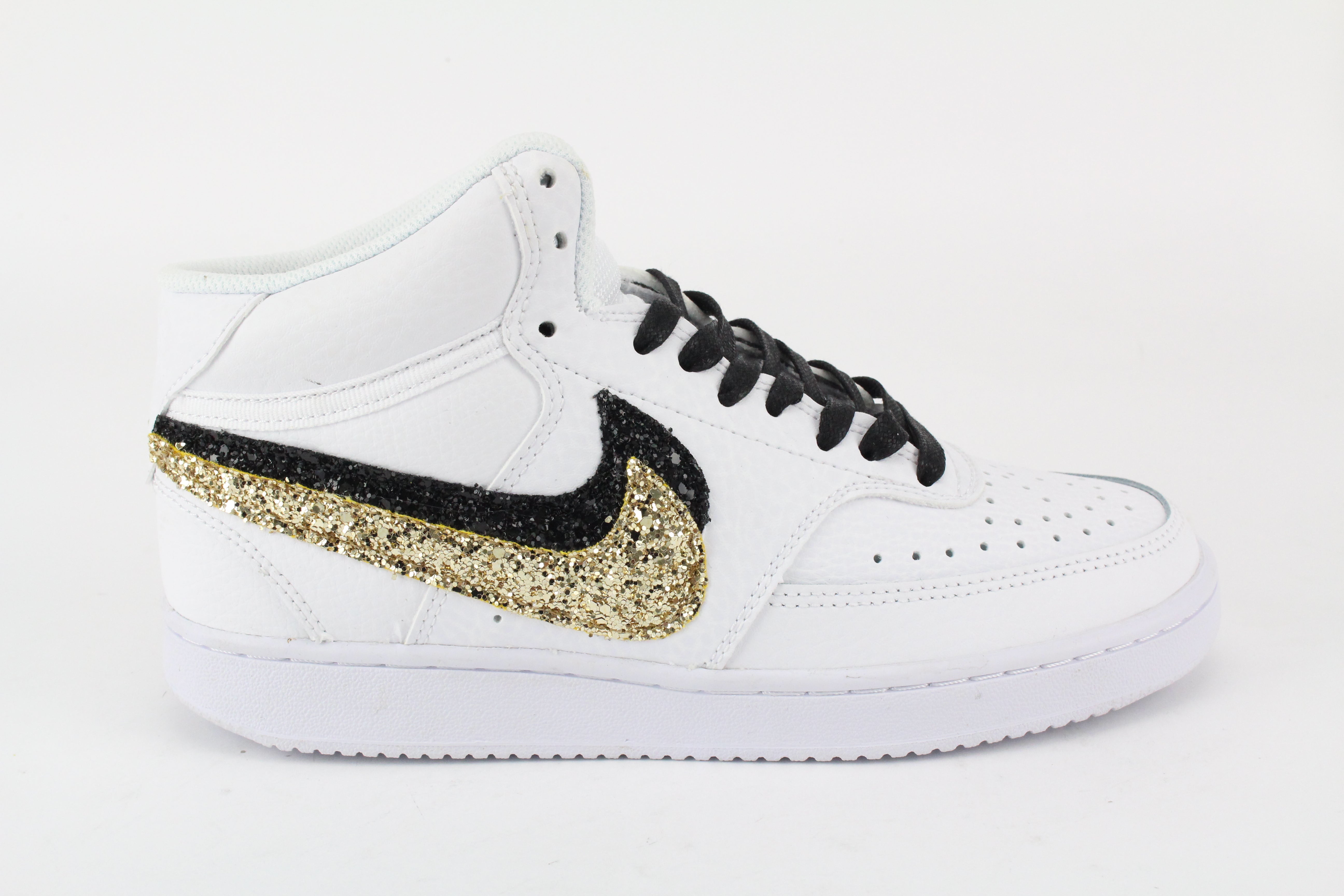 Nike Court Vision MID Glitter Gold