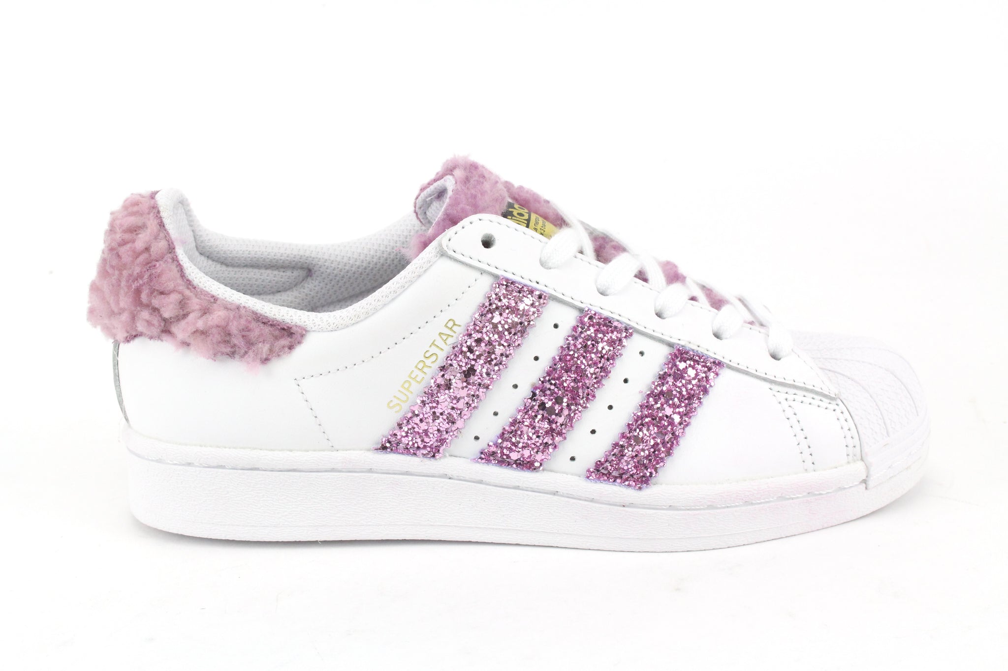 Adidas Superstar Personalizzate Maculate Glitter & Borchie