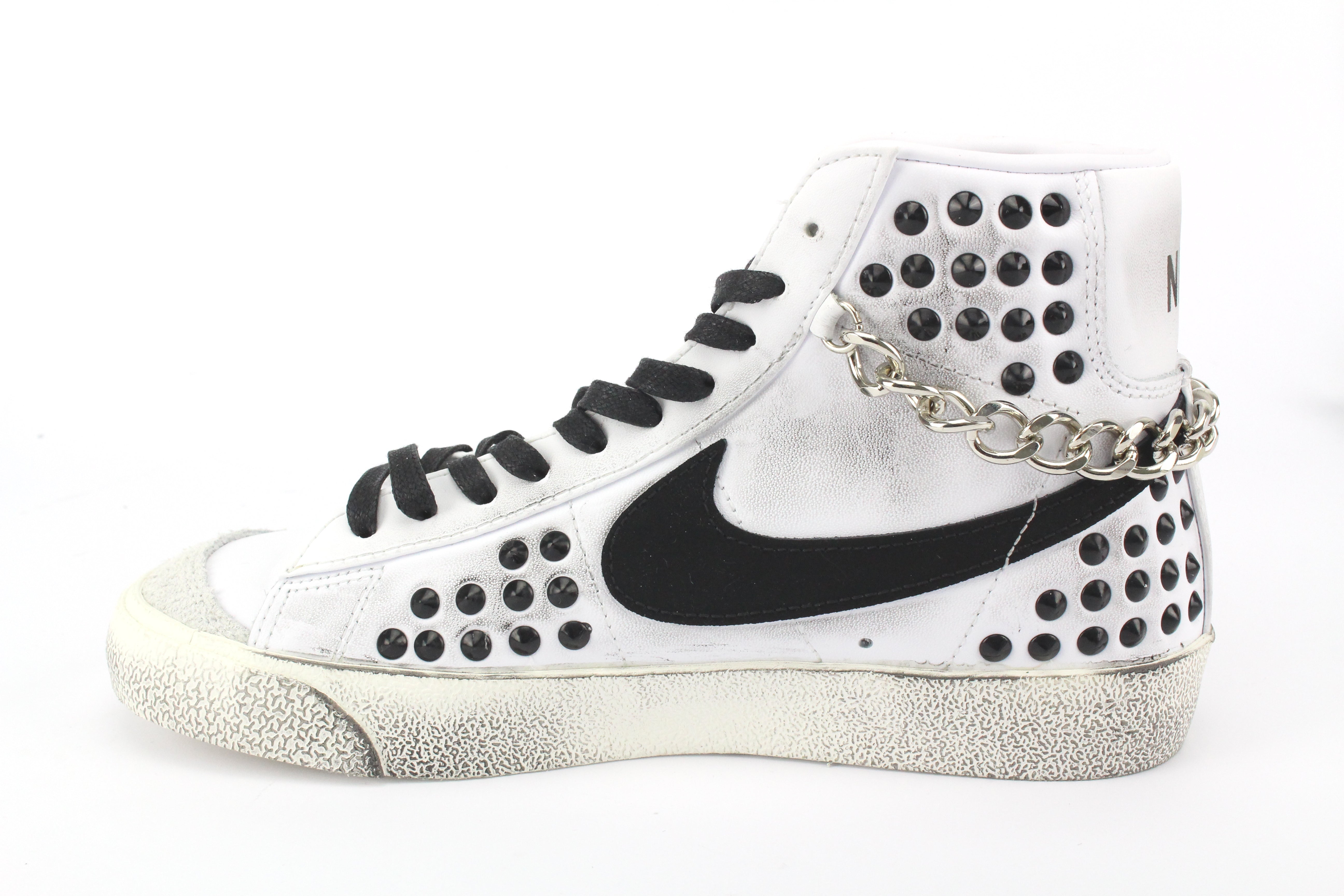 Nike Blazer Borchie Nere & Catena