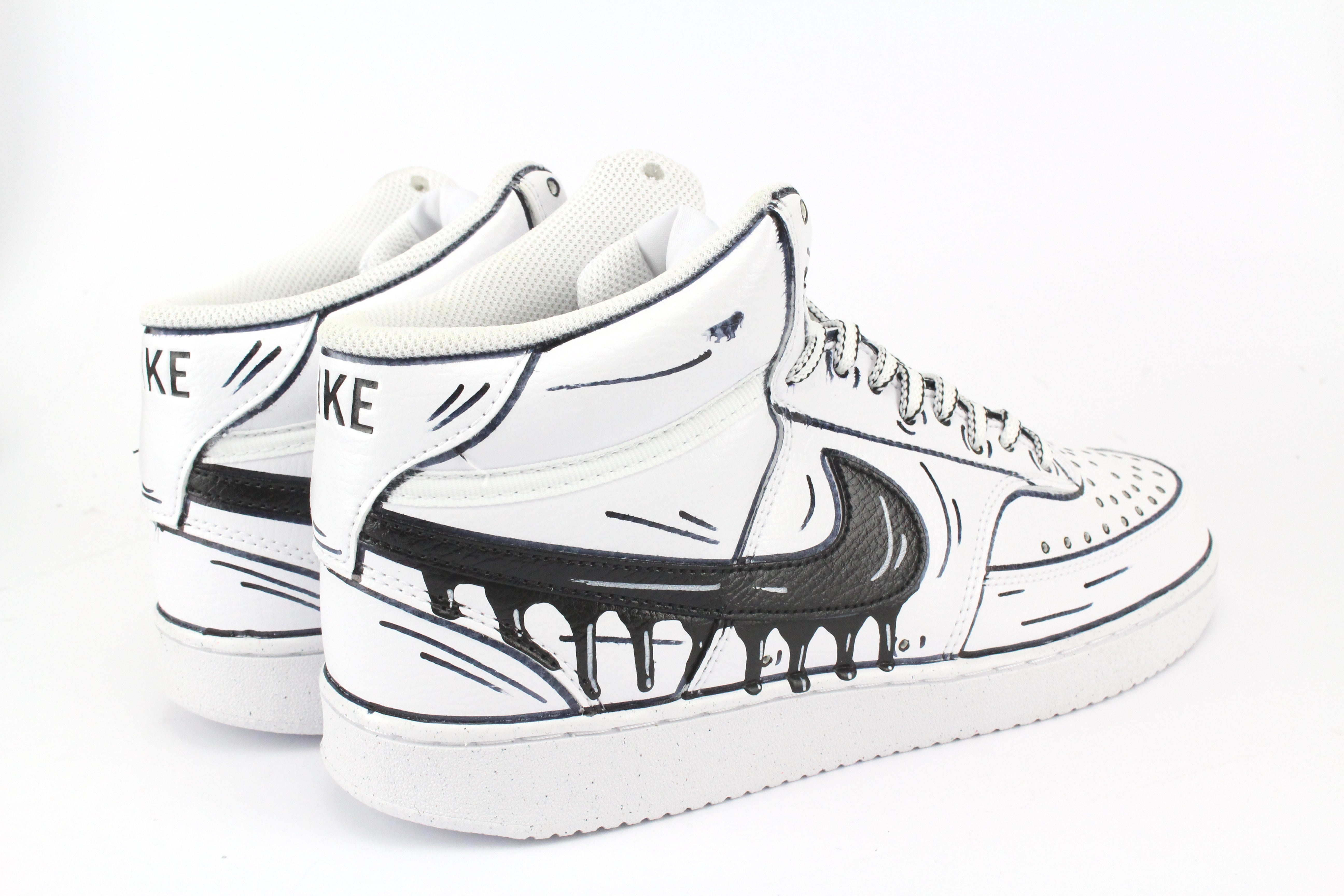 Nike Court Vision MID Cartoons Bianco & Slime