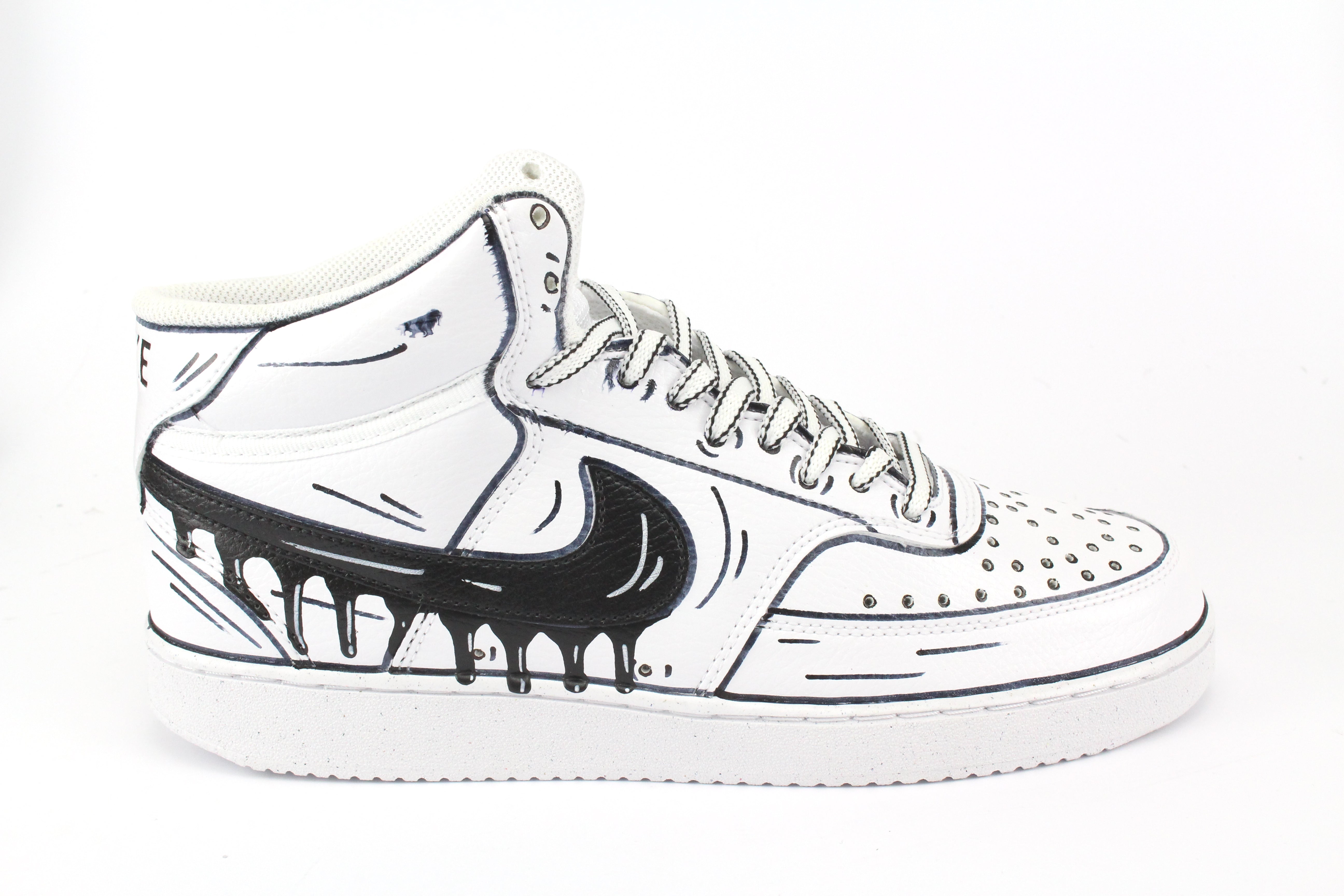Nike Court Vision MID Cartoons Bianco & Slime