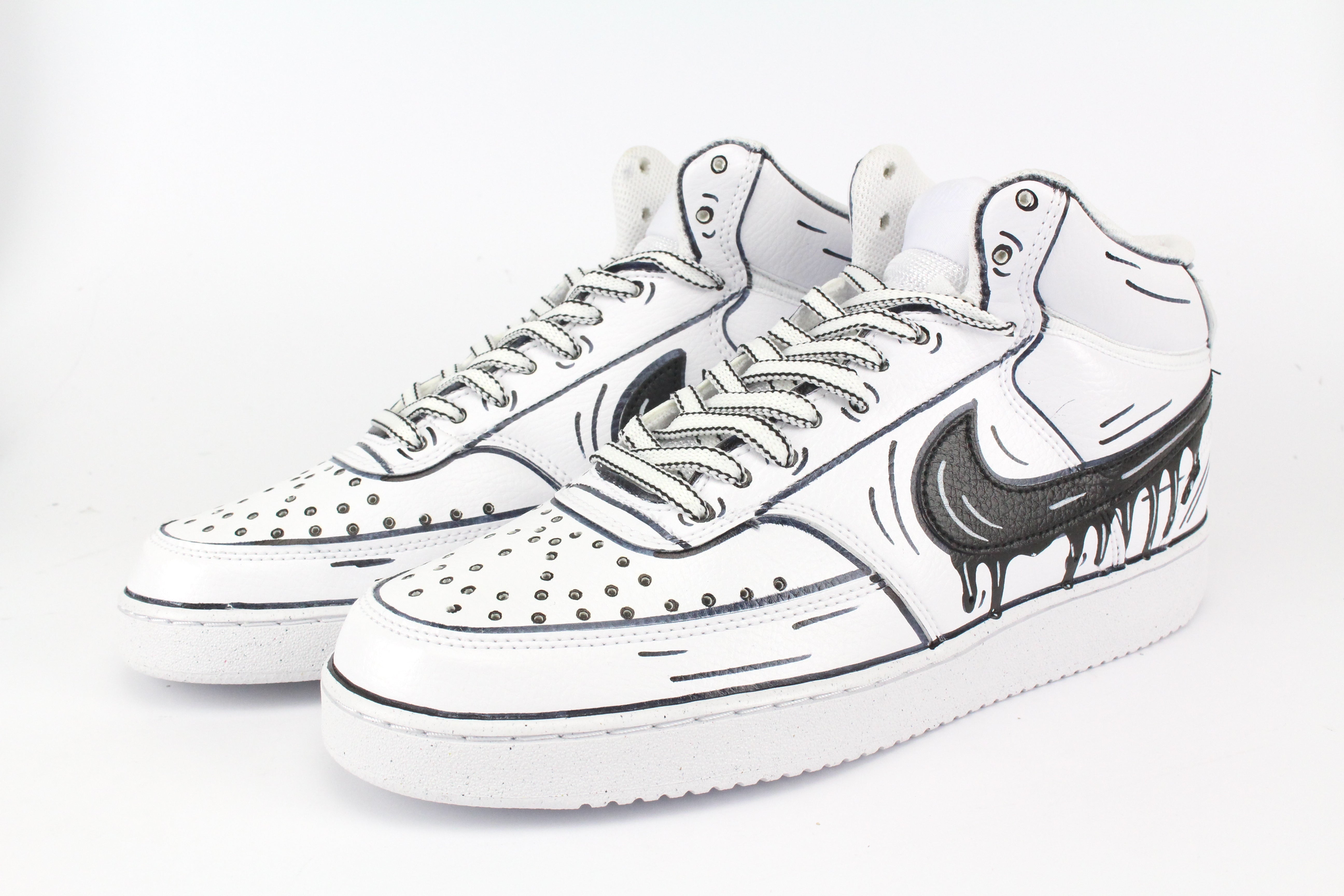 Nike Court Vision MID Cartoons Bianco & Slime