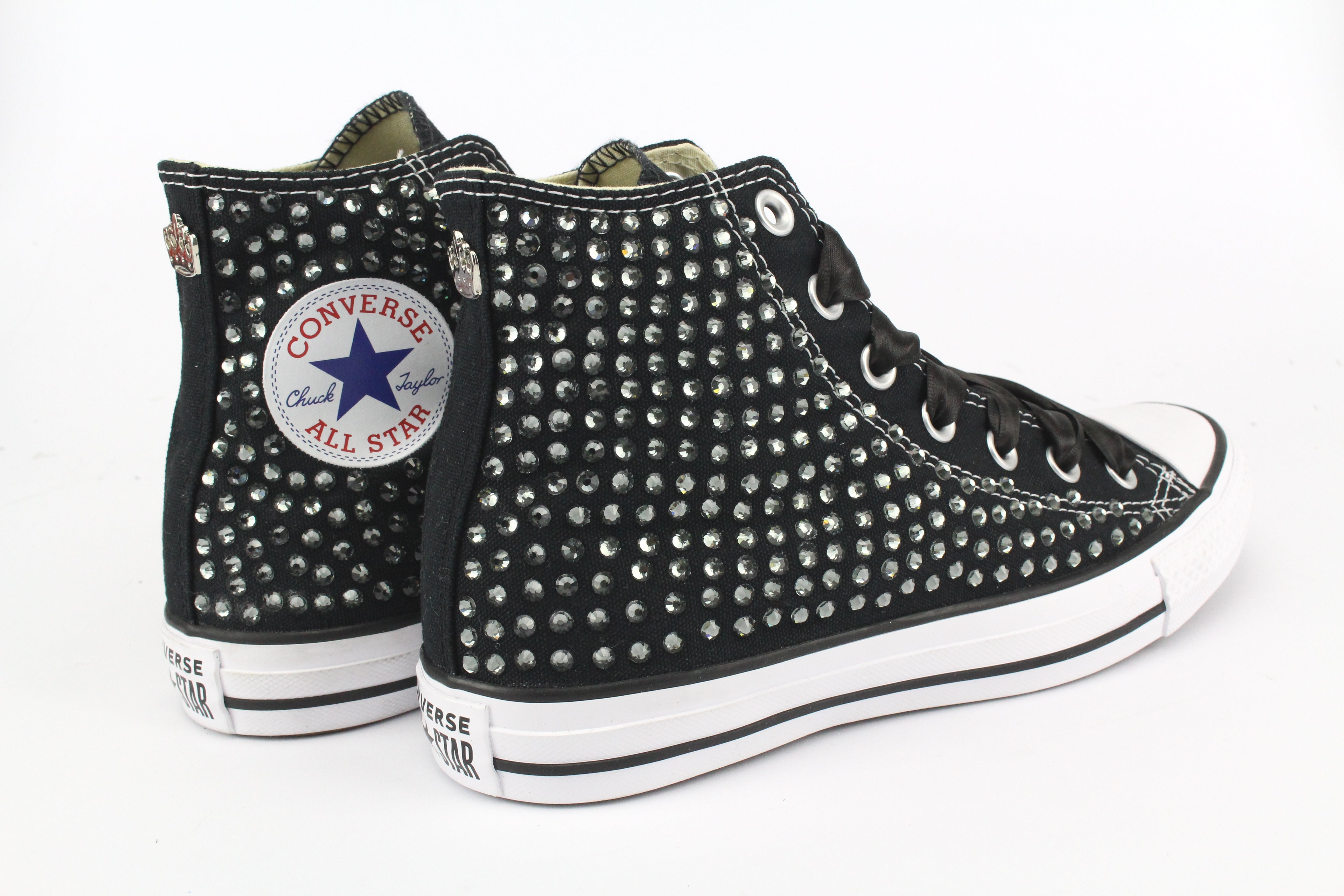 Converse All Star Black Total Strass Termo Antracite