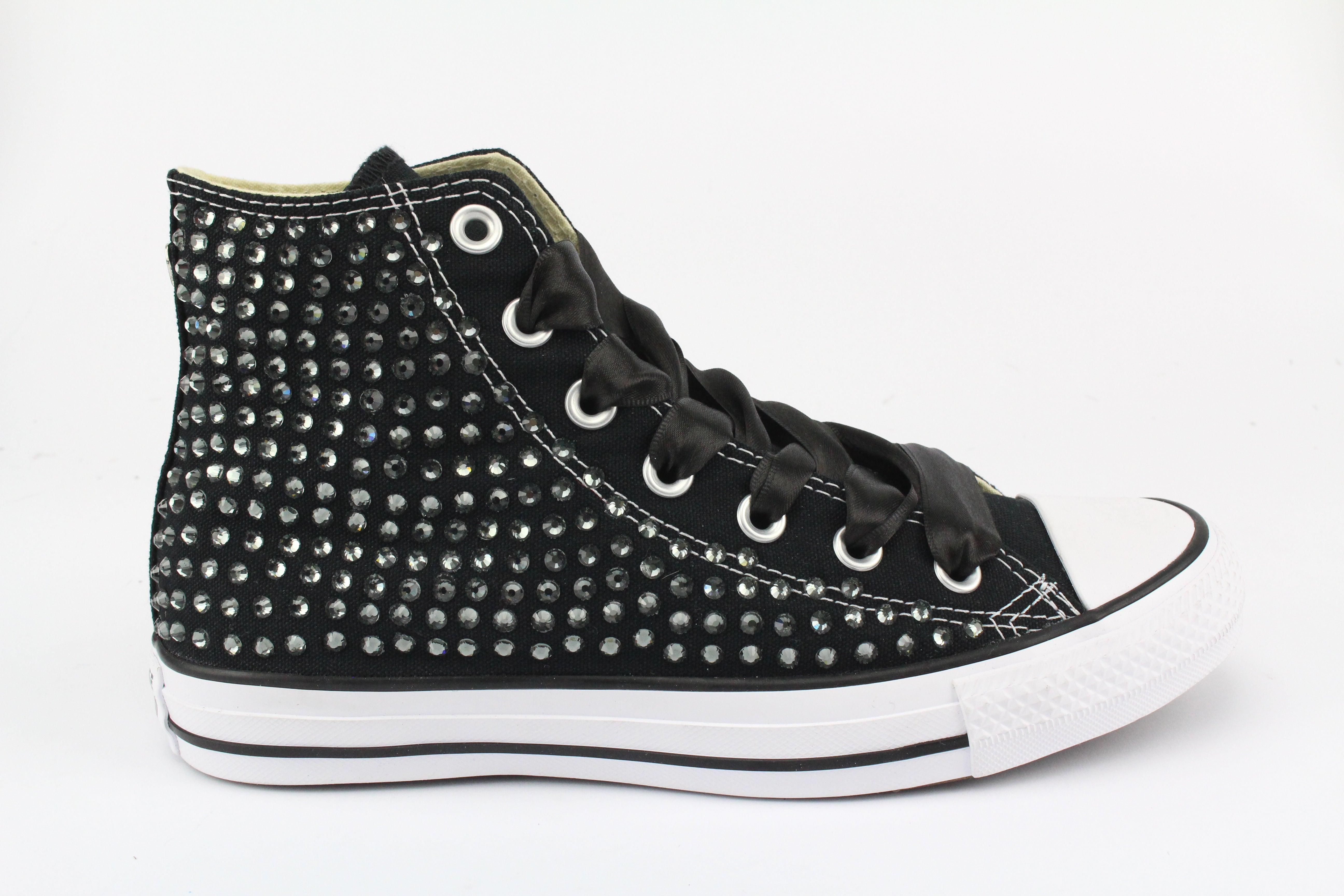 Converse All Star Black Total Strass Termo Antracite