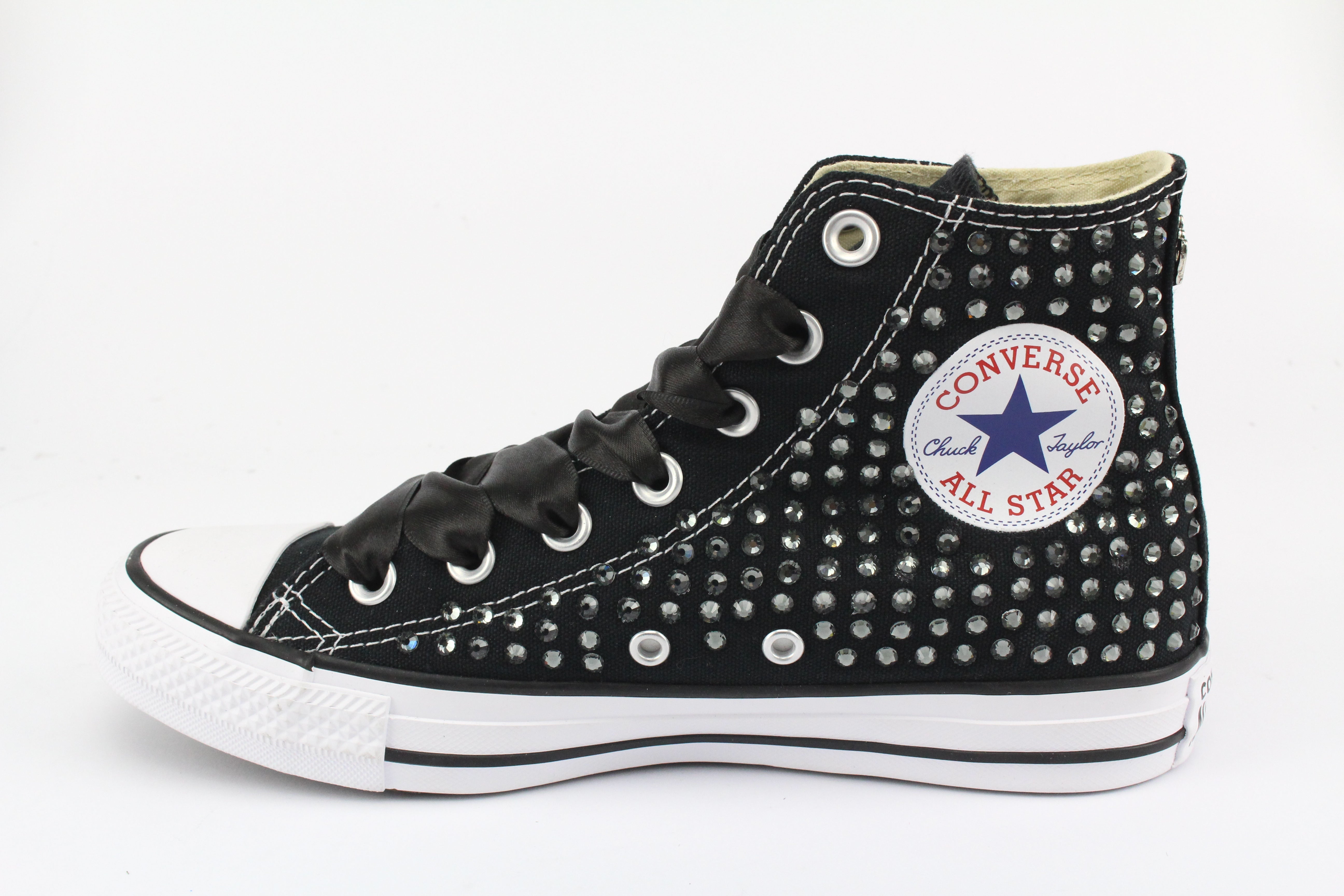 Converse All Star Black Total Strass Termo Antracite