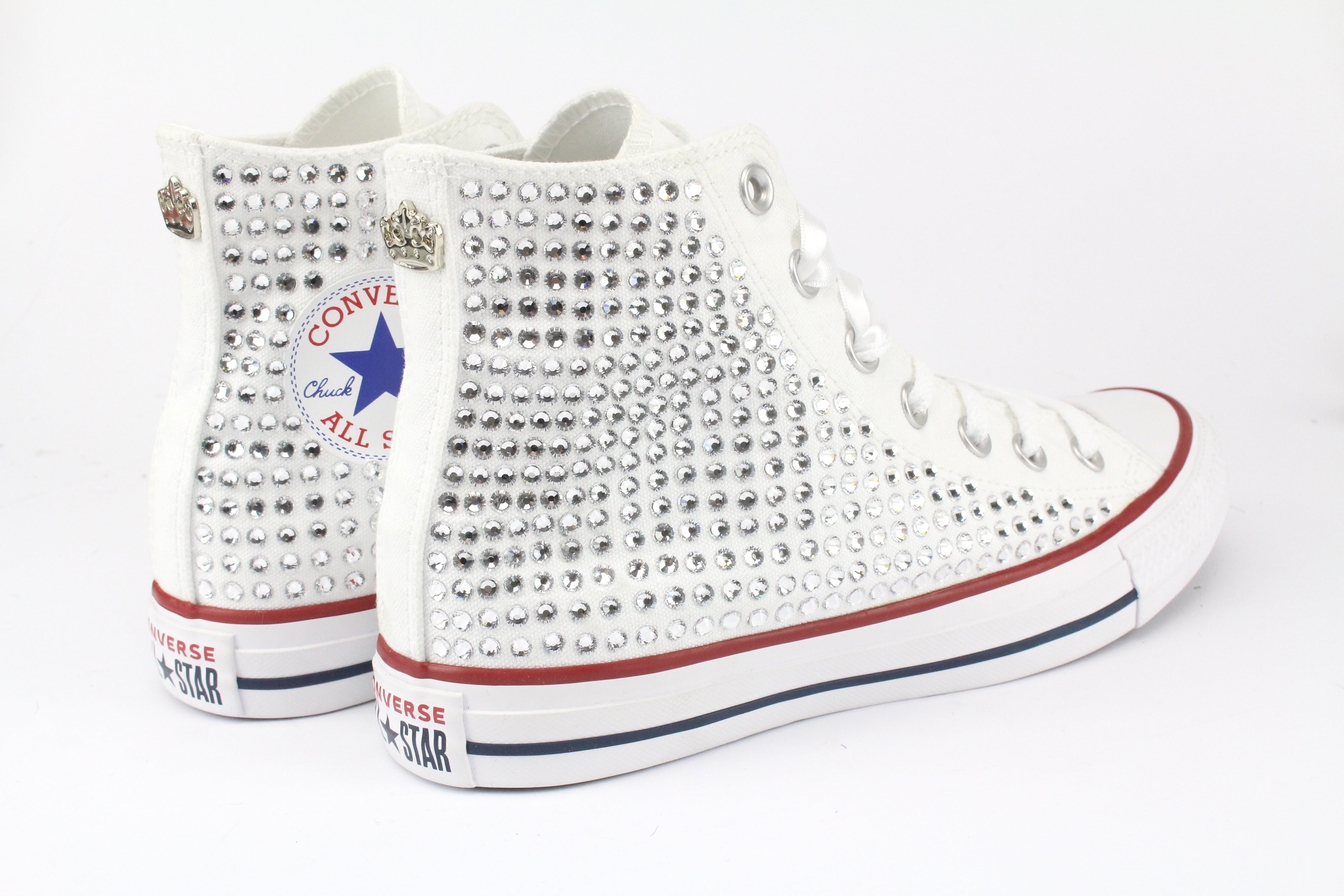 Converse All Star White Total Strass Termo Cristal