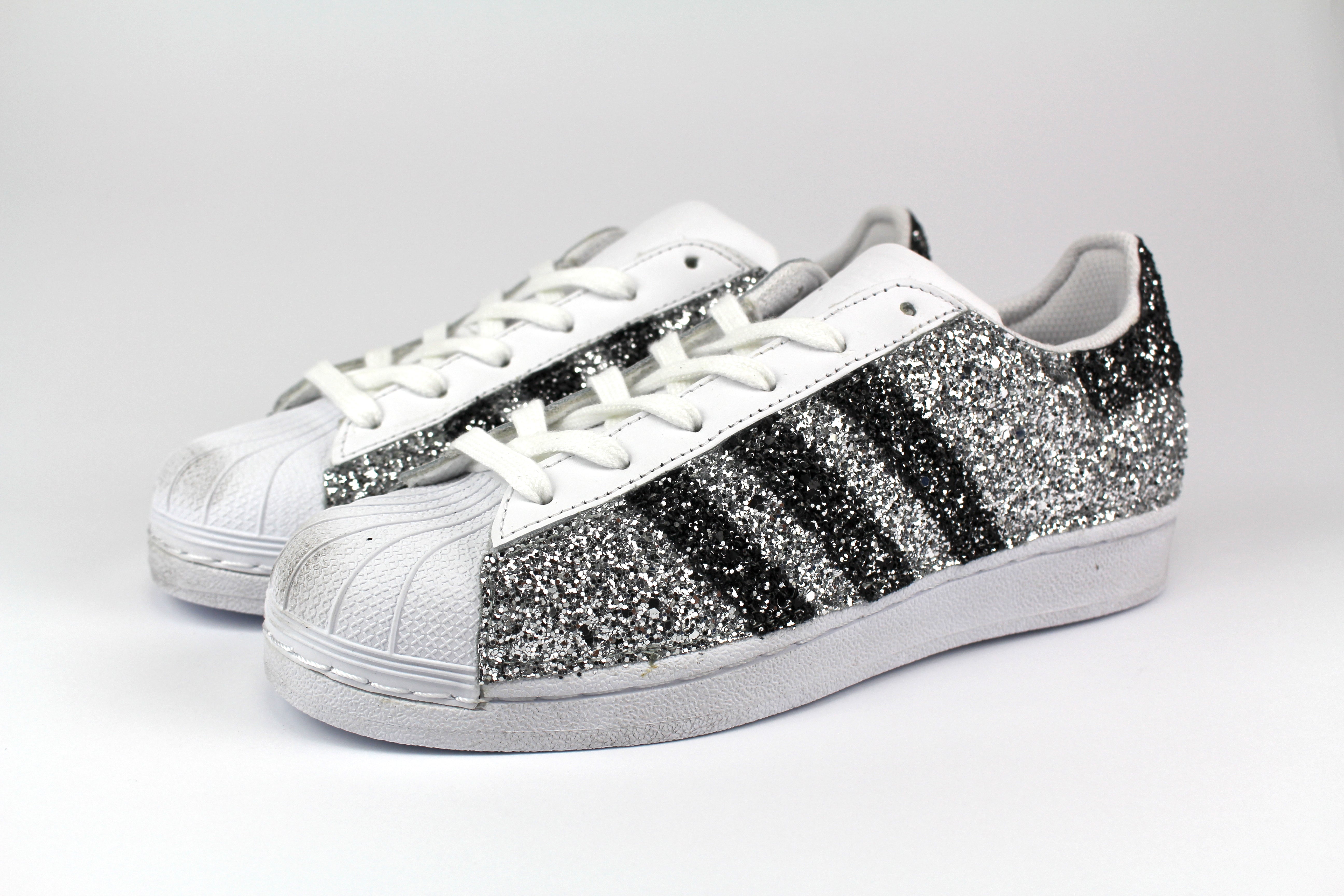 Adidas Superstar Personalizzate Total Glitter