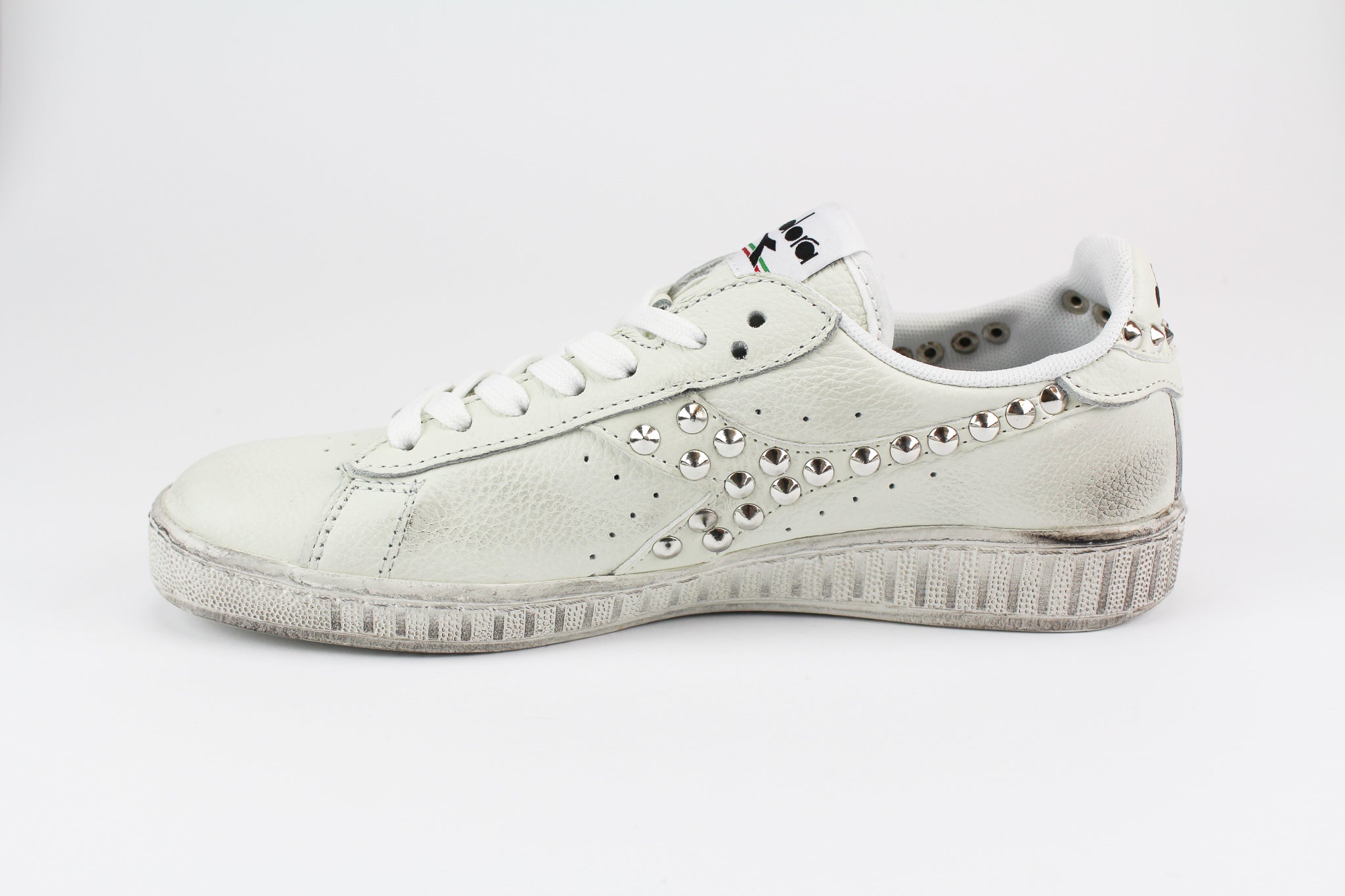 Diadora Game L Low Waxed Personalizzate Borchie