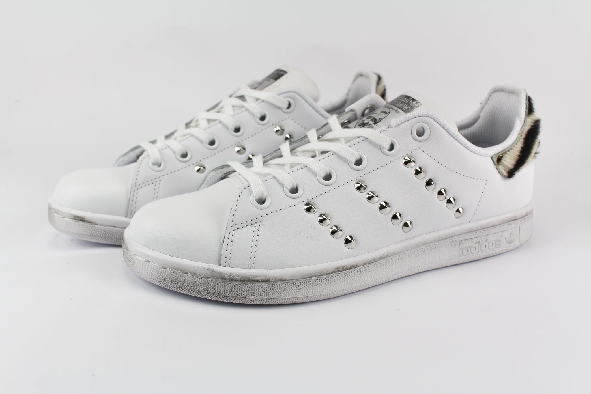 Adidas Stan Smith Personalizzate Cavallino Zebrato & Borchie