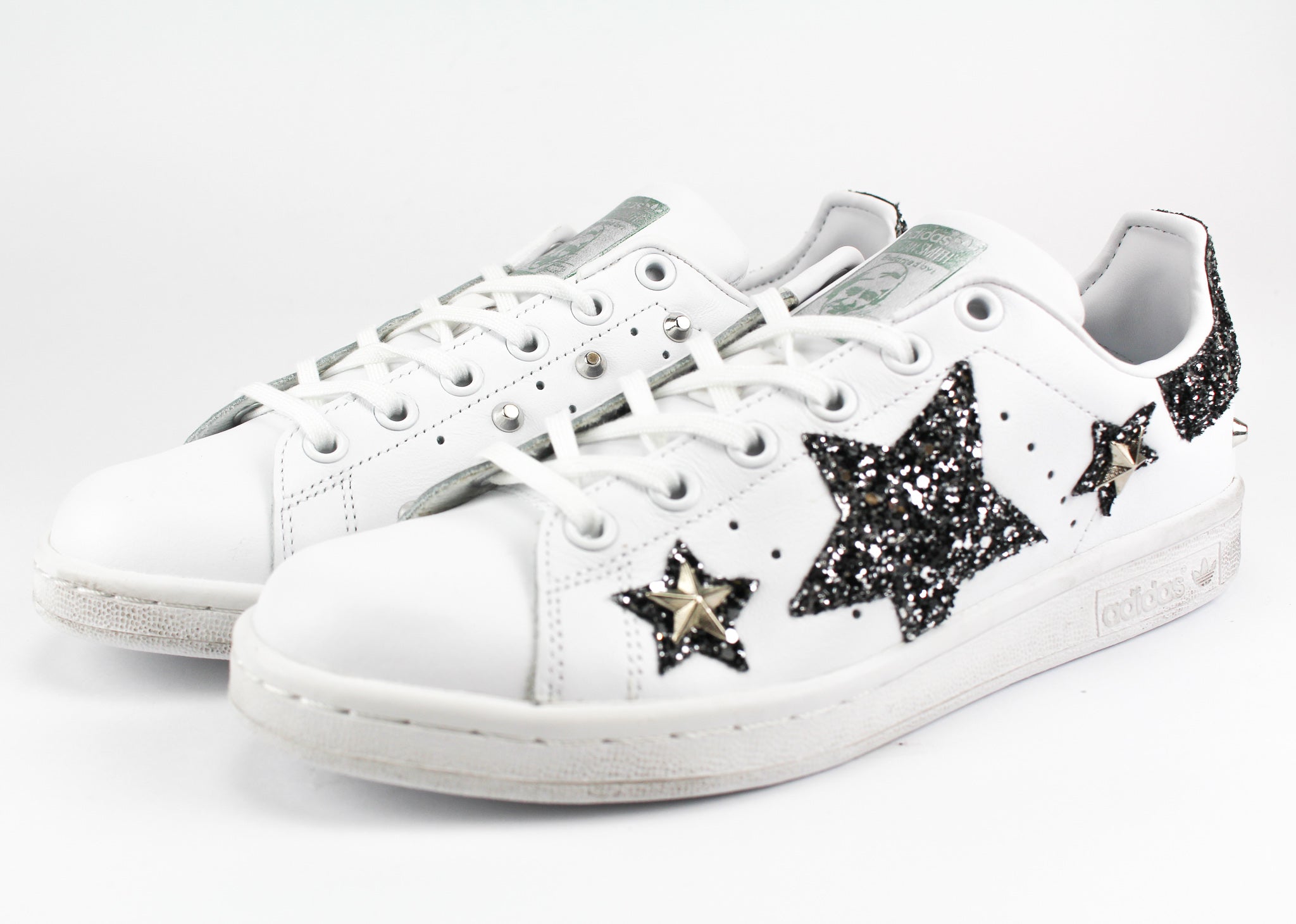 Adidas Stan Smith Personalizzate Multistelle Black Silver