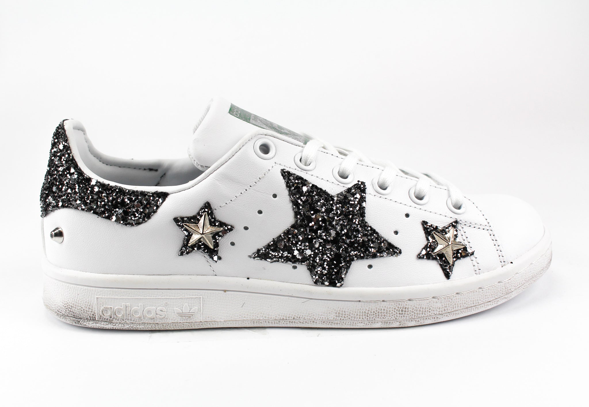 Adidas Stan Smith Personalizzate Multistelle Black Silver