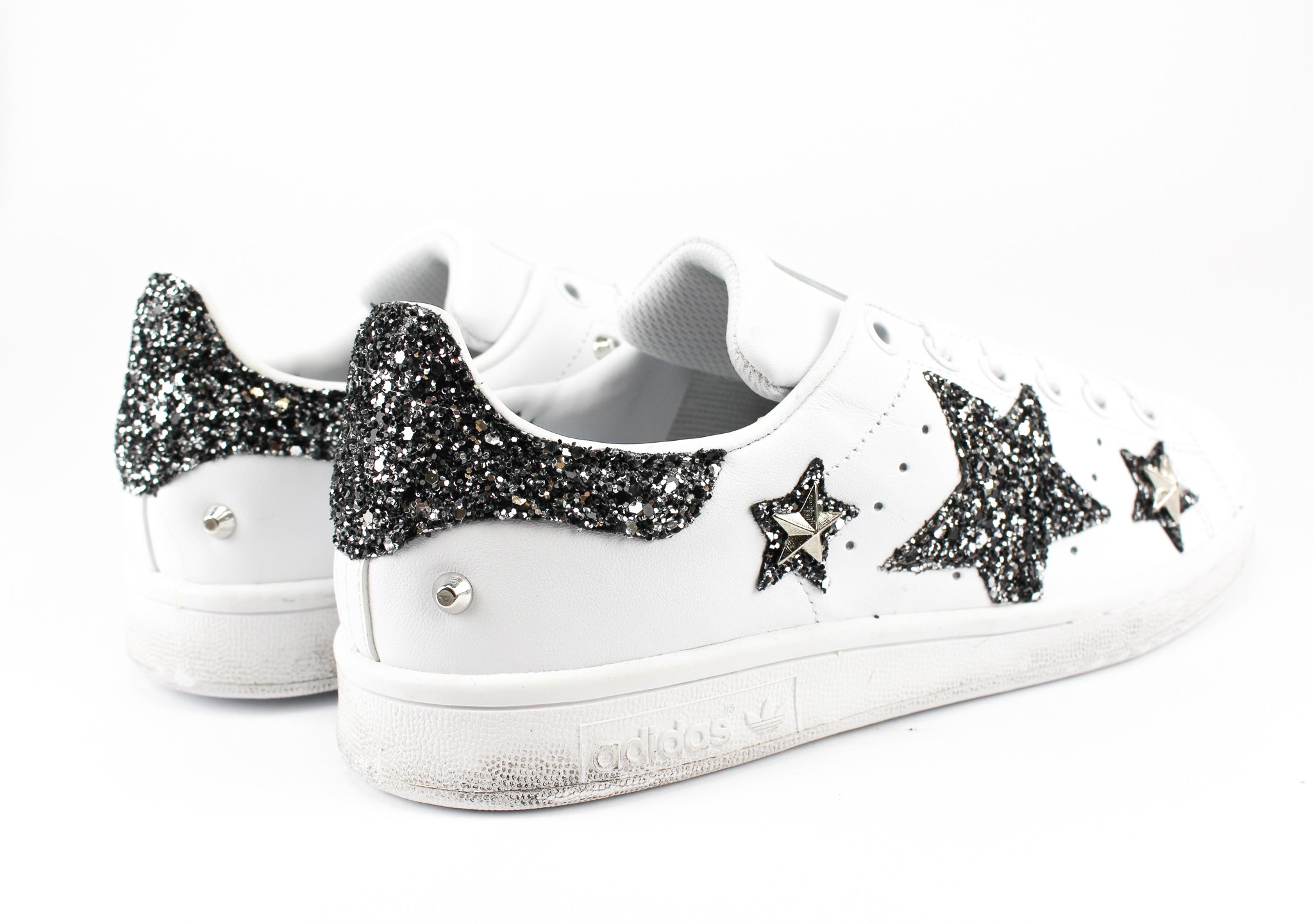 Adidas Stan Smith Personalizzate Multistelle Black Silver