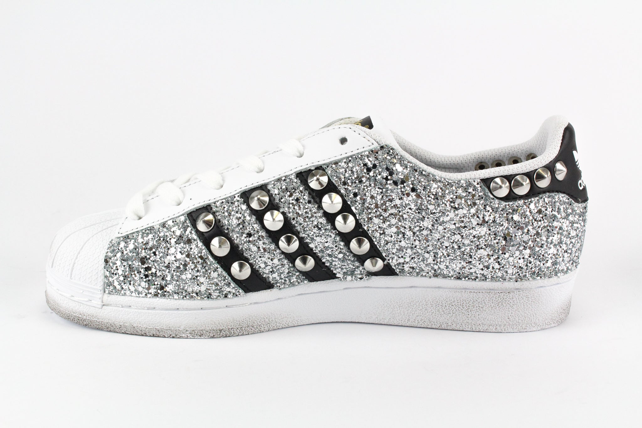 Adidas Superstar Personalizzate Total Glitter & Borchie