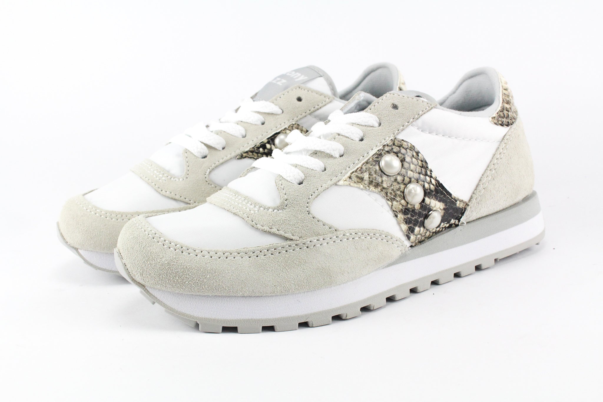 Saucony Jazz White Pitone & Perle