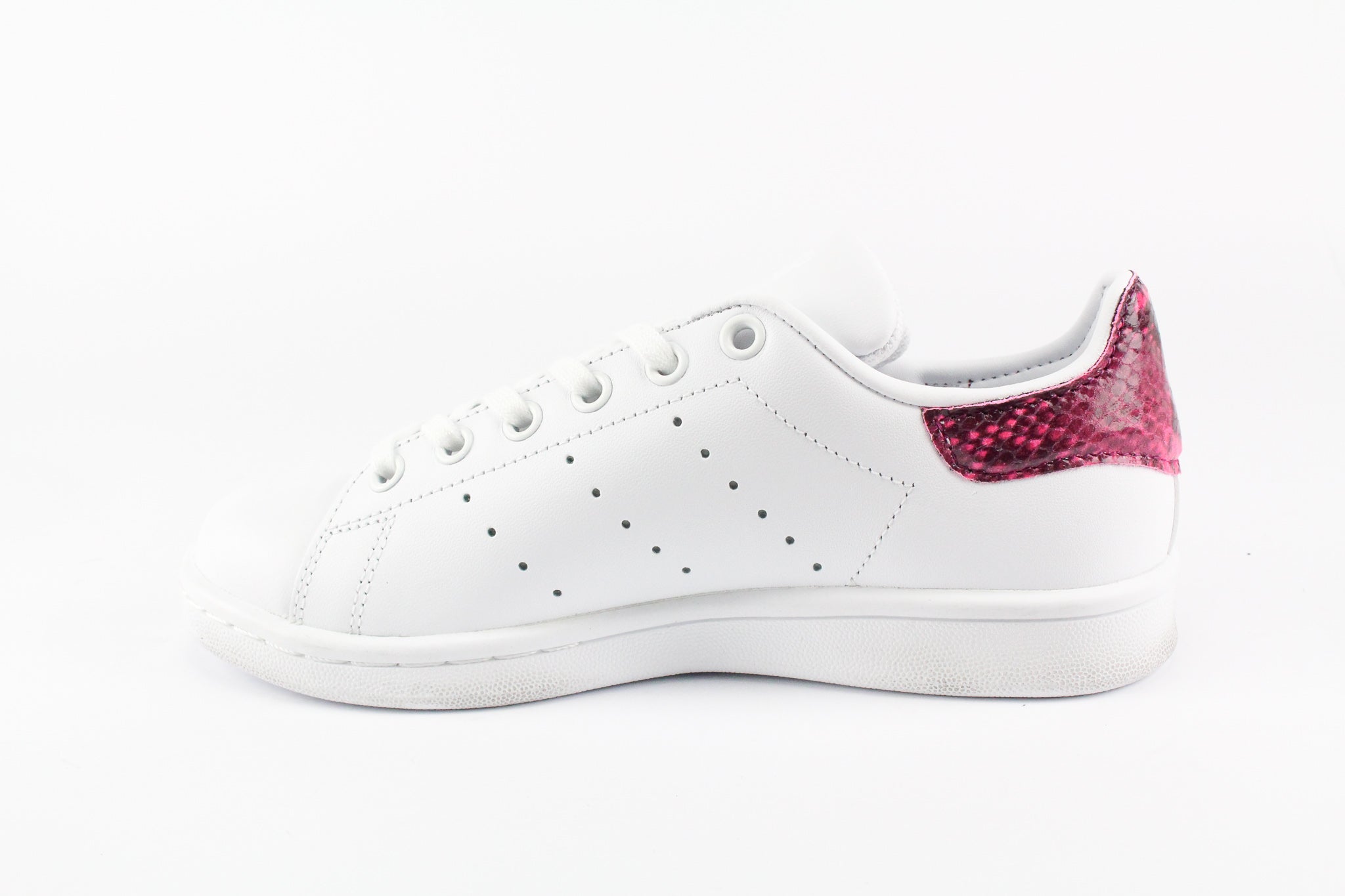 Adidas Stan Smith Personalizzate Stella Pitone Pink Fluo