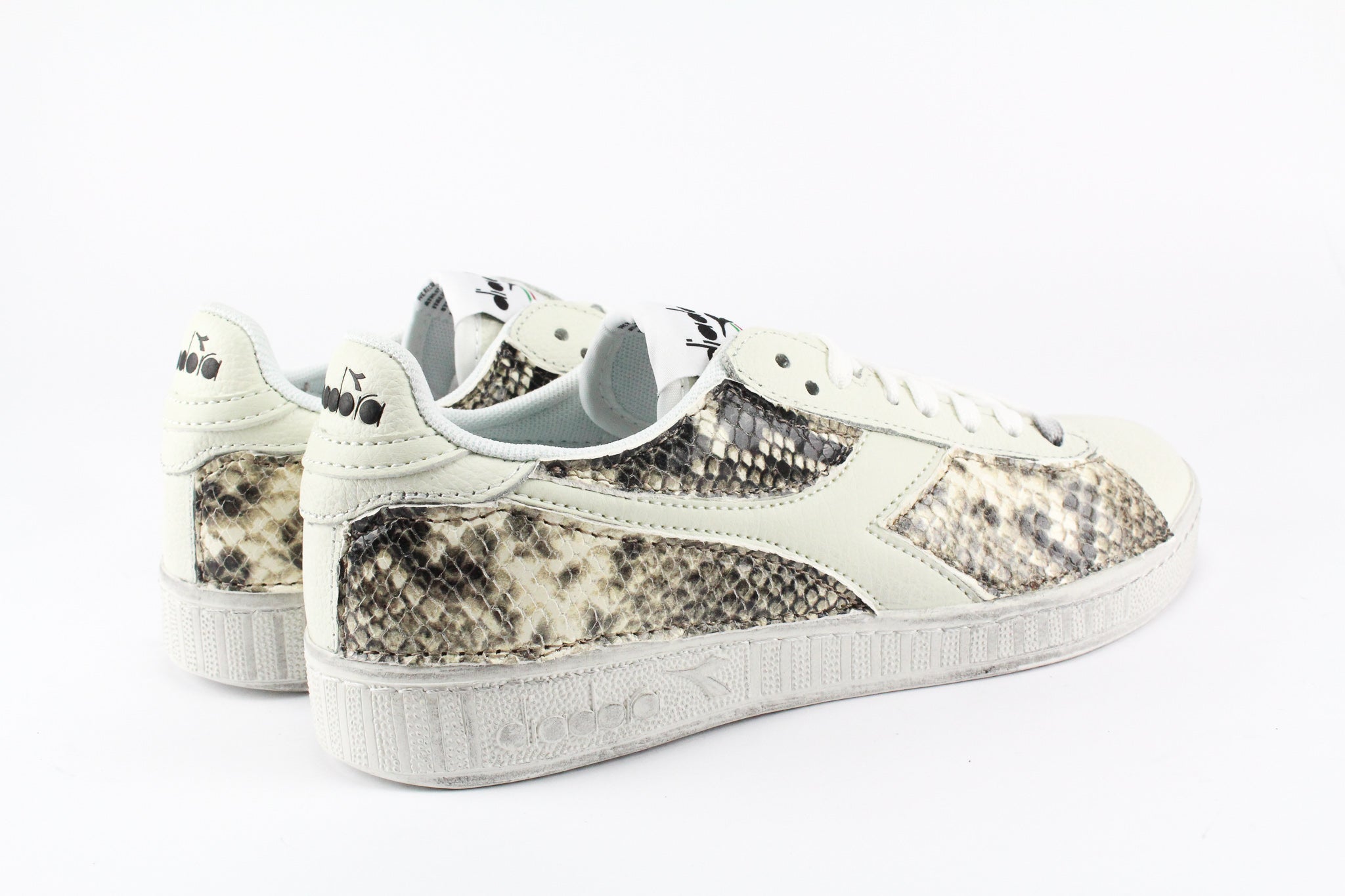 Diadora Game L Low Waxed Total Pitone