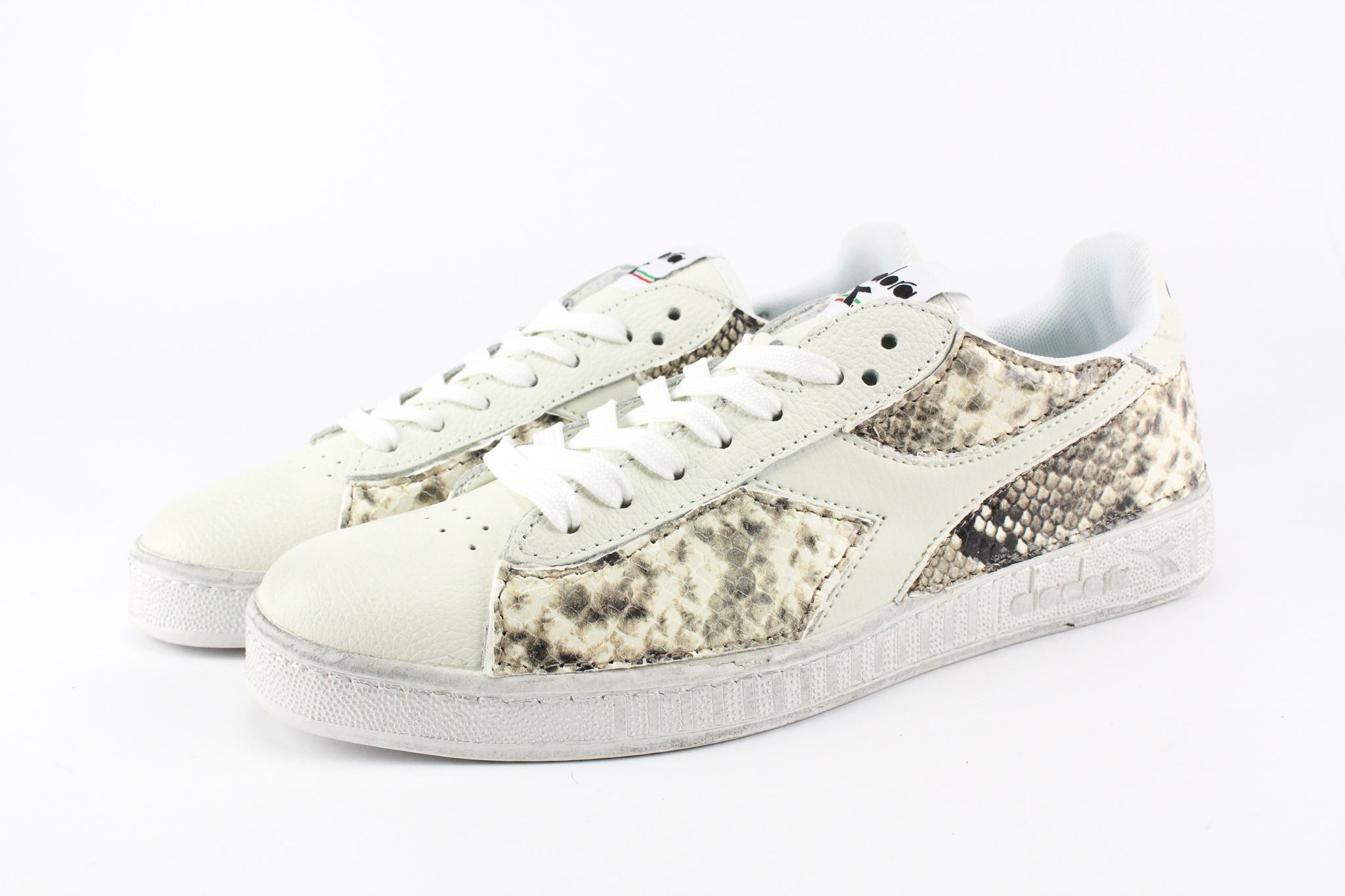 Diadora Game L Low Waxed Total Pitone