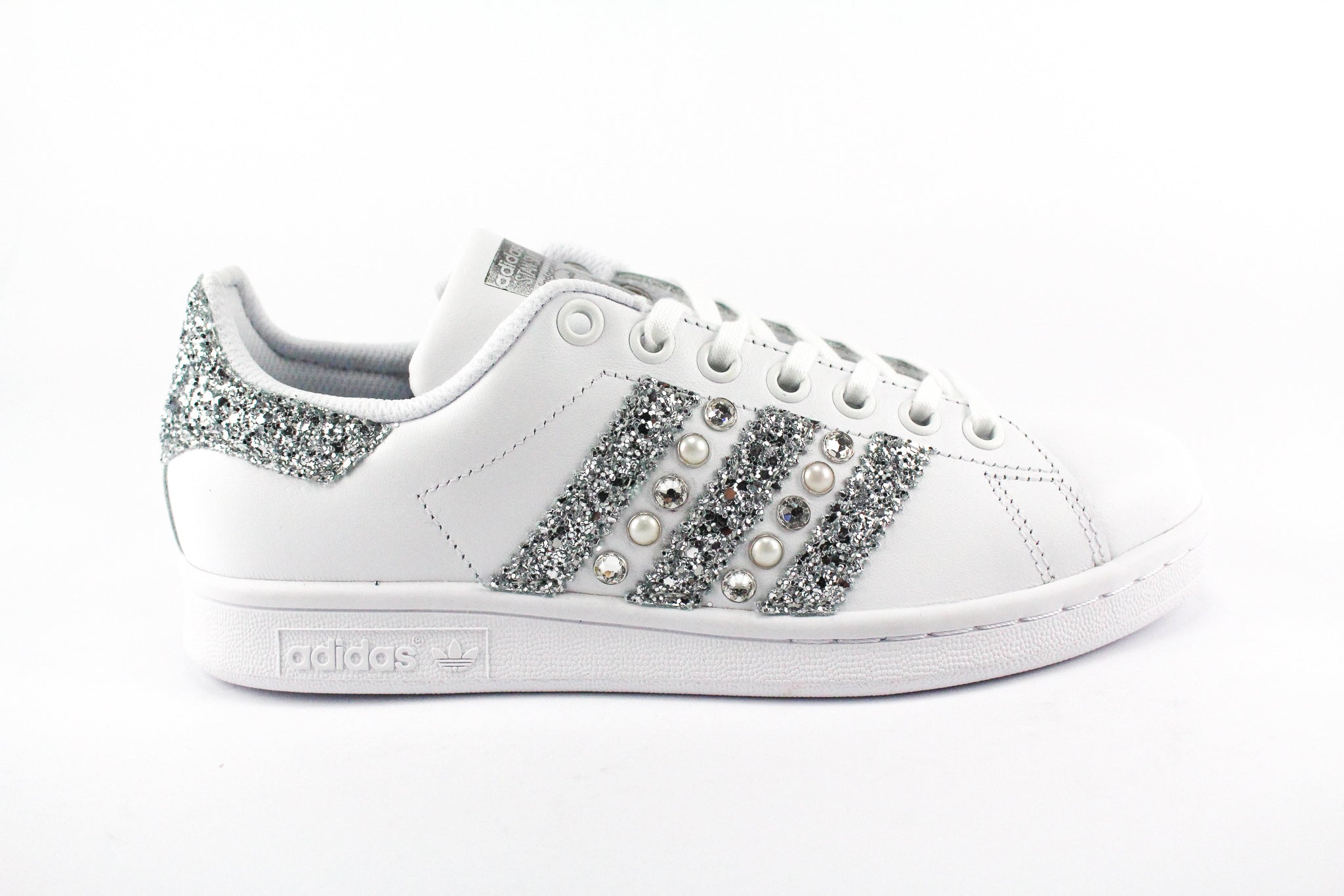 Adidas Stan Smith Personalizzate Strass Glitter & Perle
