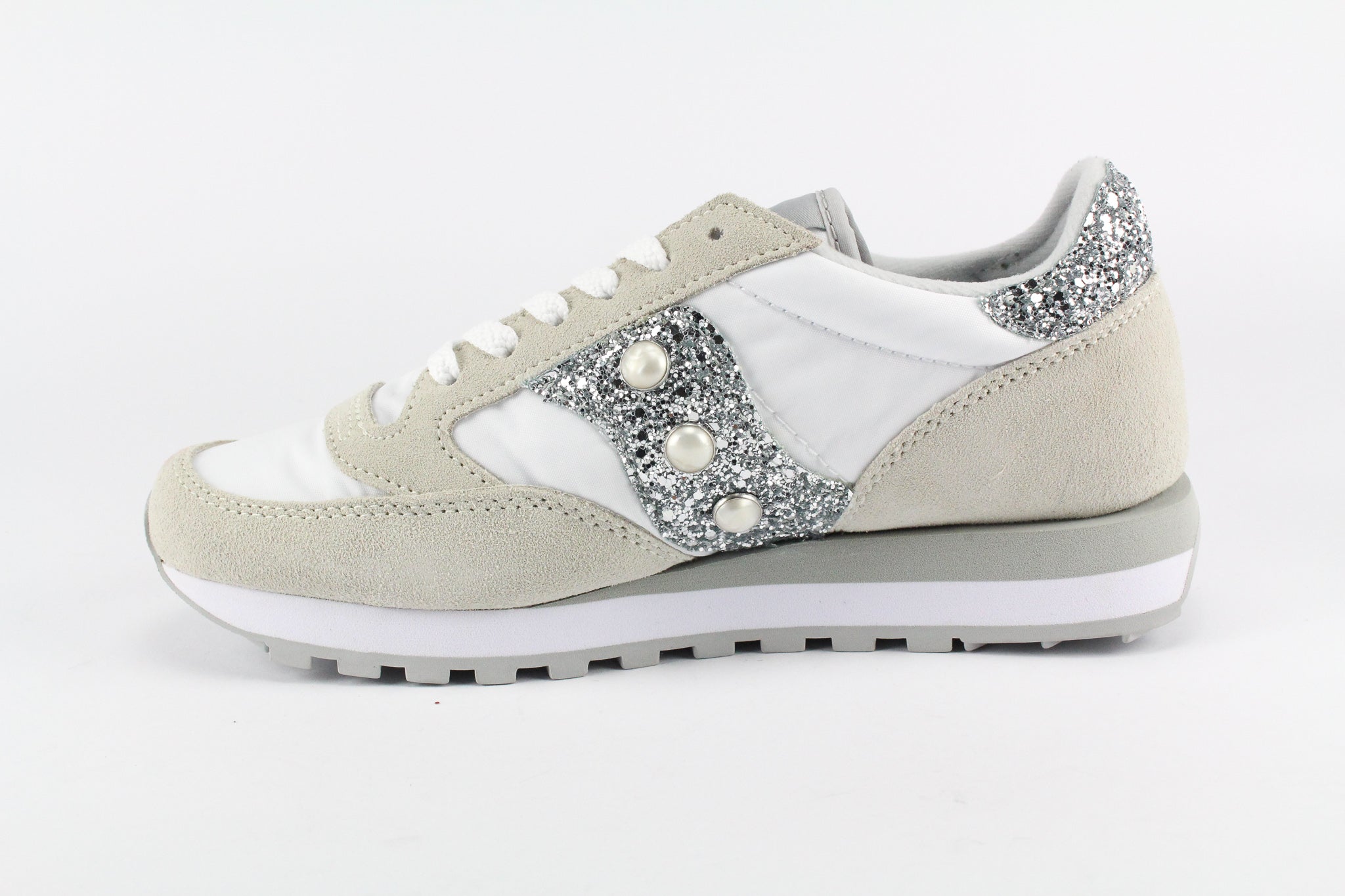Saucony Jazz White Perle & Glitter
