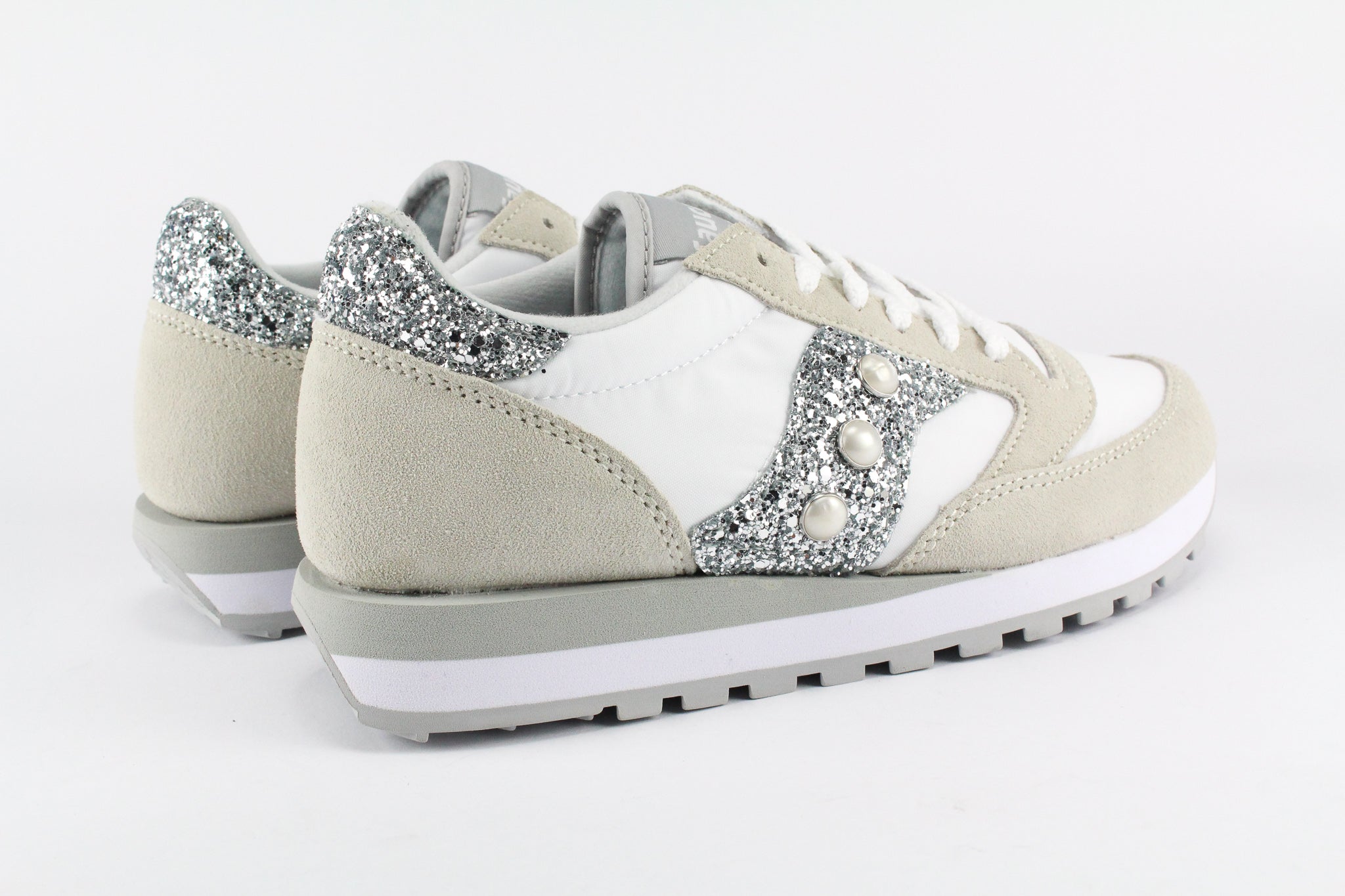 Saucony Jazz White Perle & Glitter