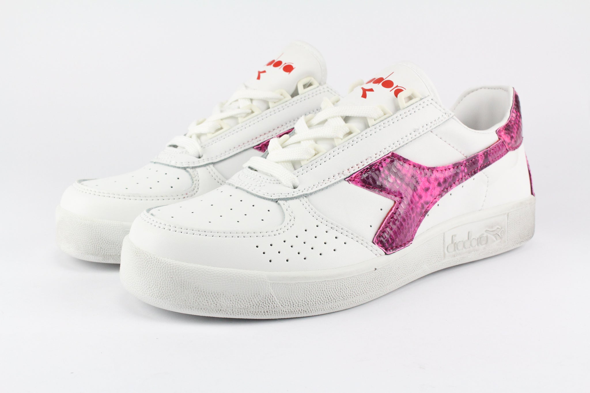 Diadora B.Elite Pitone Pink Fluo