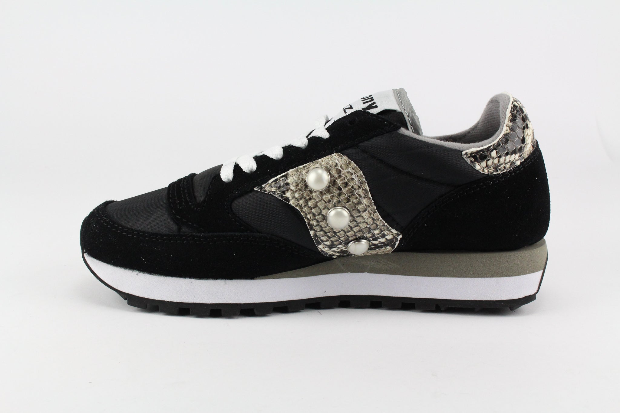 Saucony Jazz Black Personalizzate Pitone & Perle