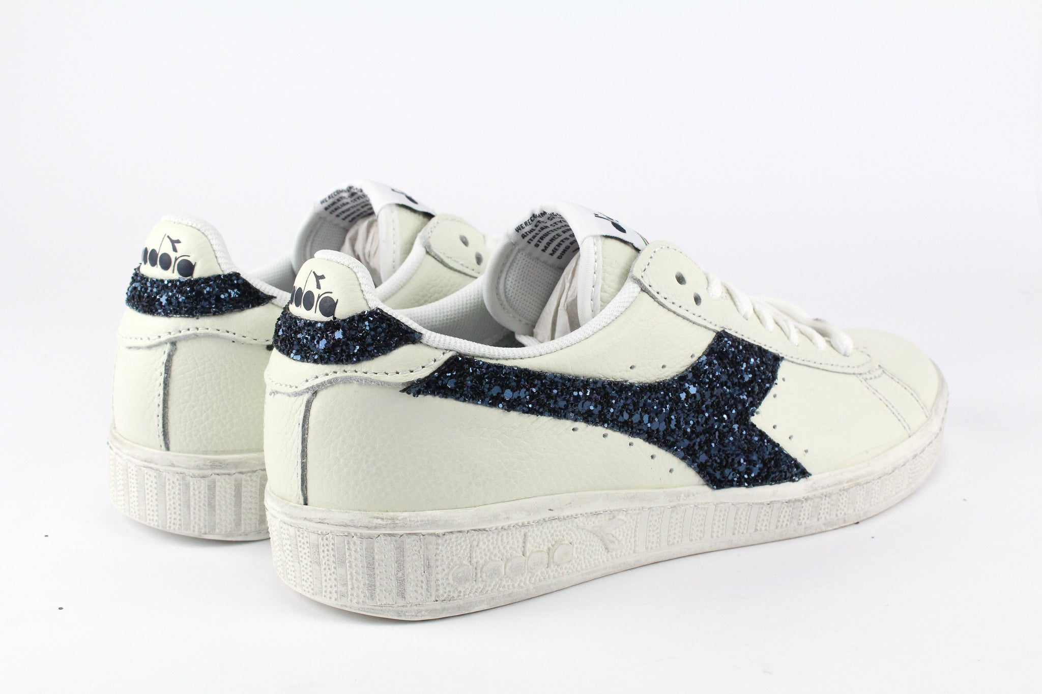 Diadora Game L Low Waxed Navy Glitter