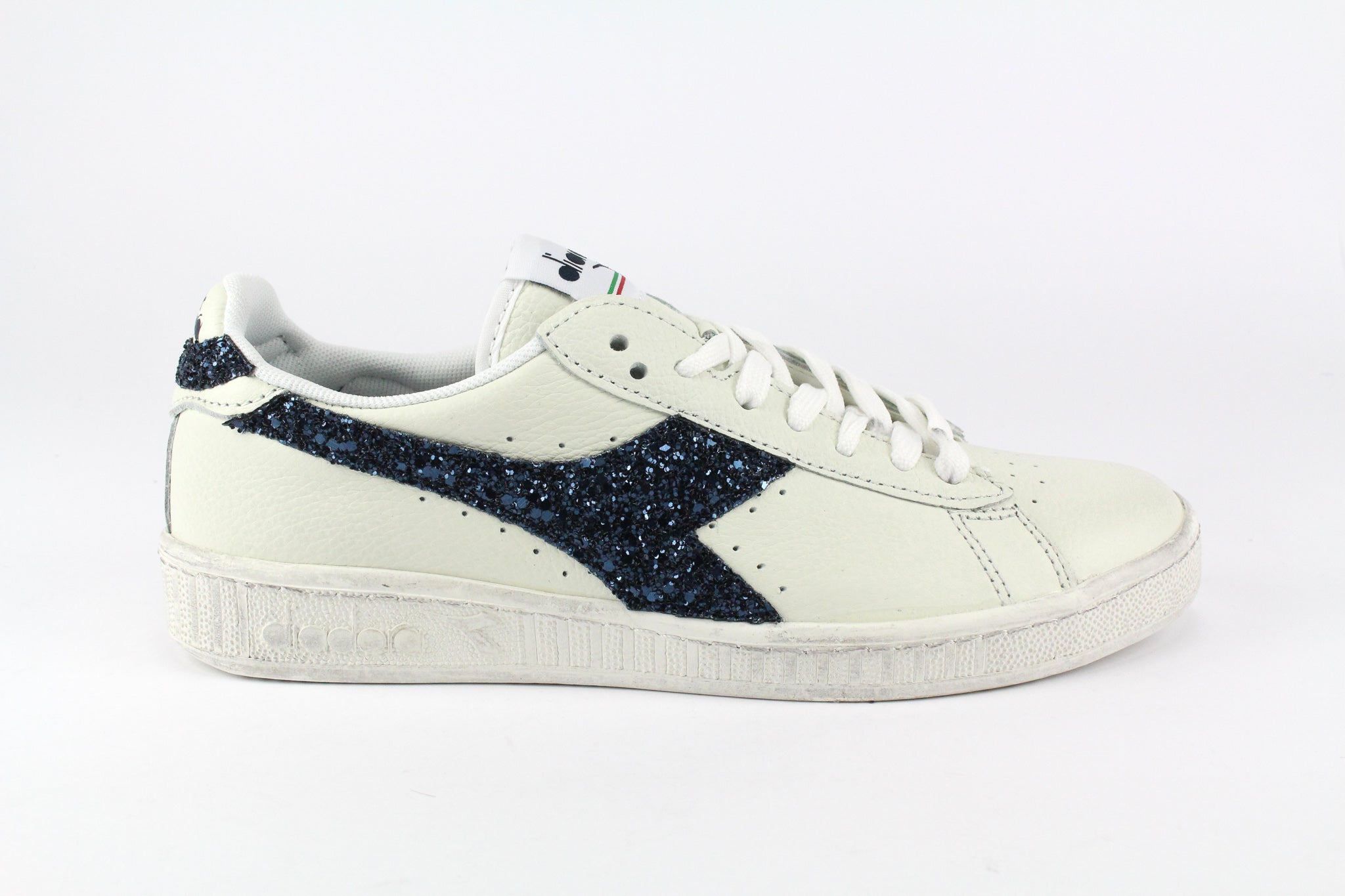 Diadora Game L Low Waxed Navy Glitter