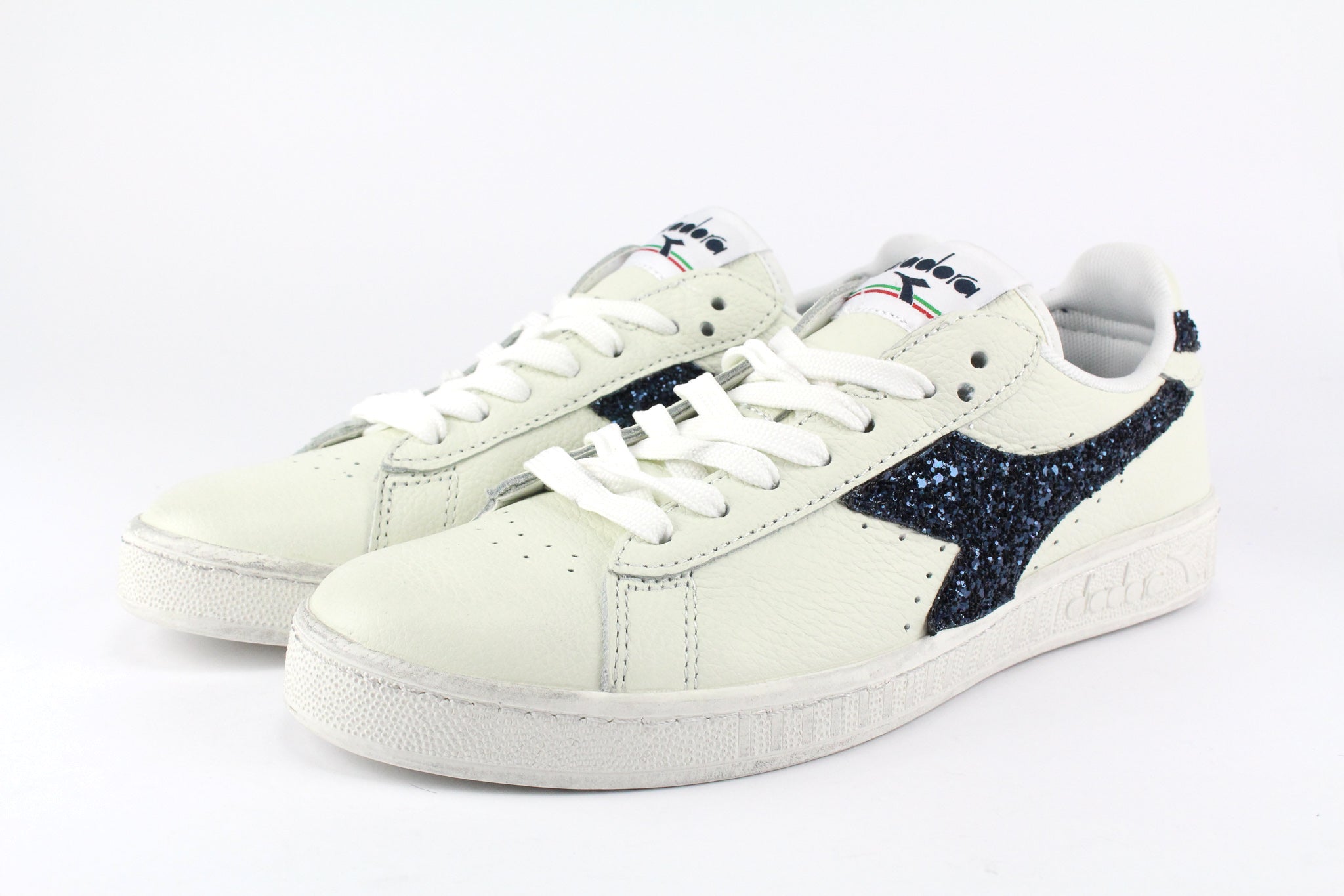 Diadora Game L Low Waxed Navy Glitter