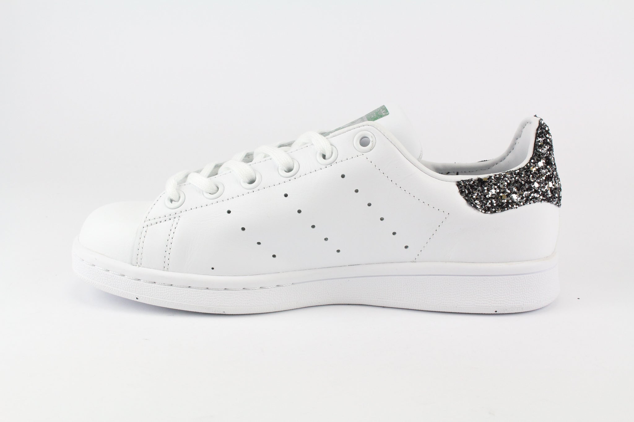 Adidas Stan Smith Personalizzate Stelle Black Silver