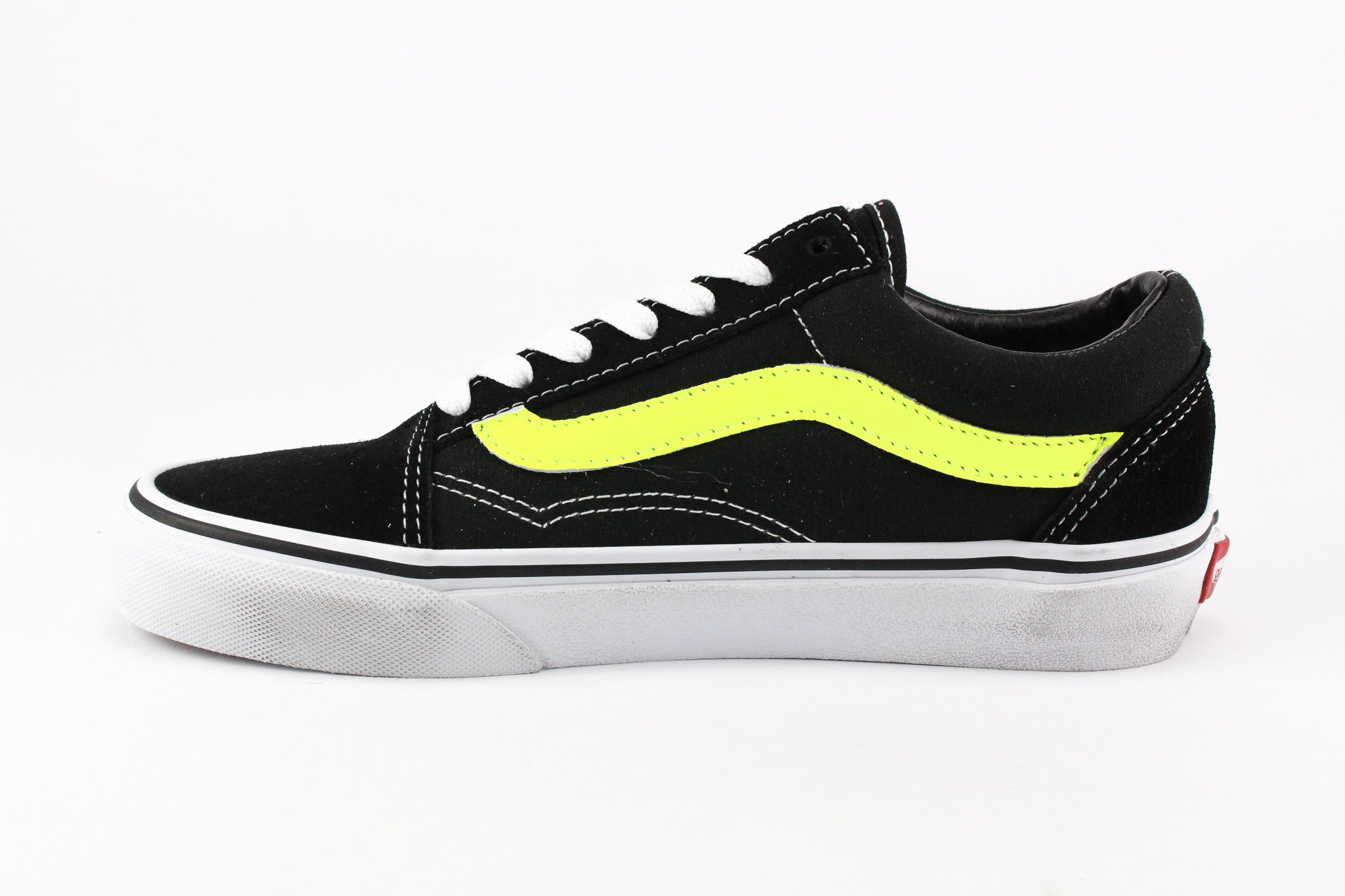 Vans Old Skool Personalizzate Yellow Fluo & Borchie