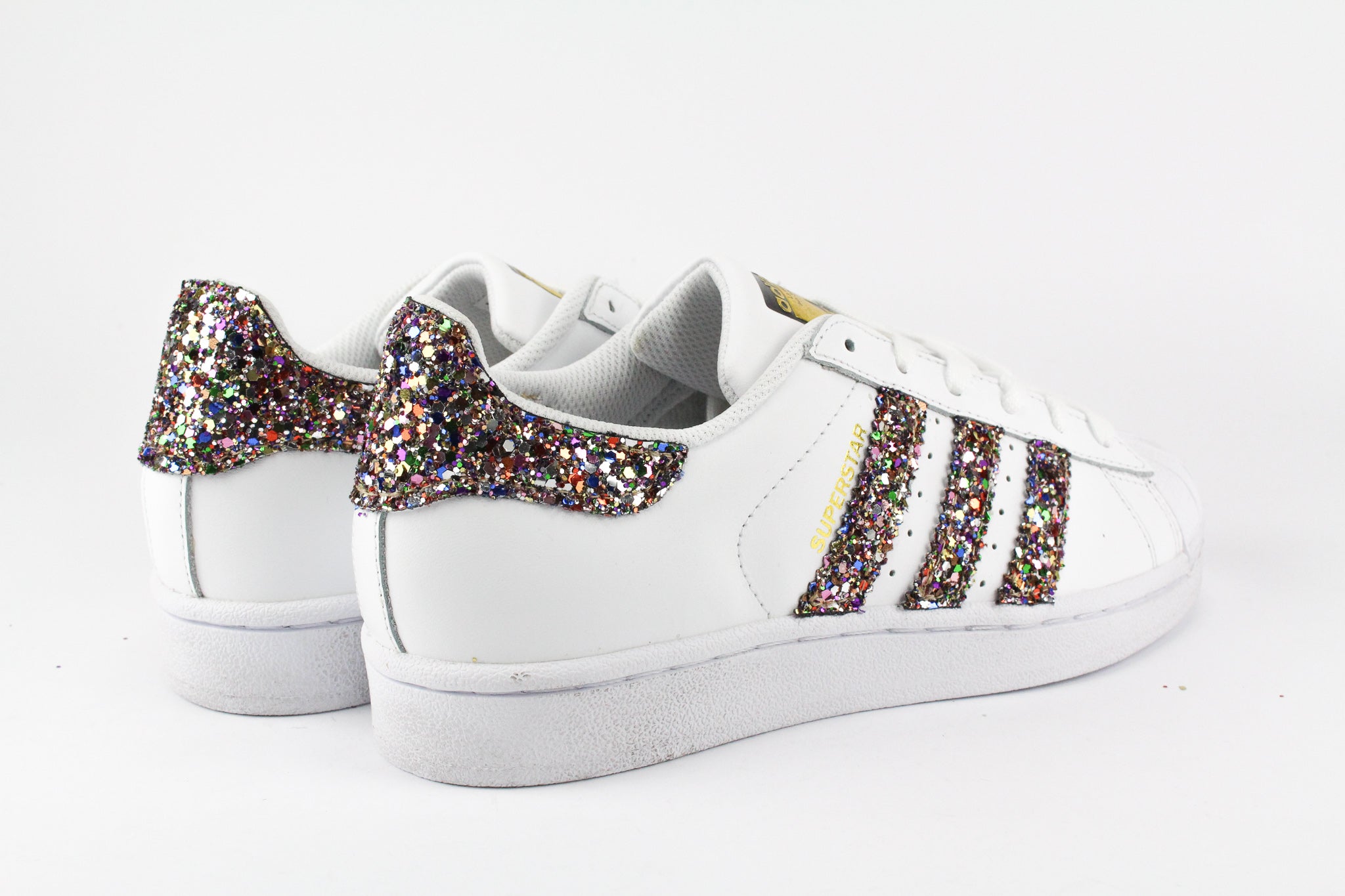 Adidas Superstar Personalizzate Multicolor Glitter
