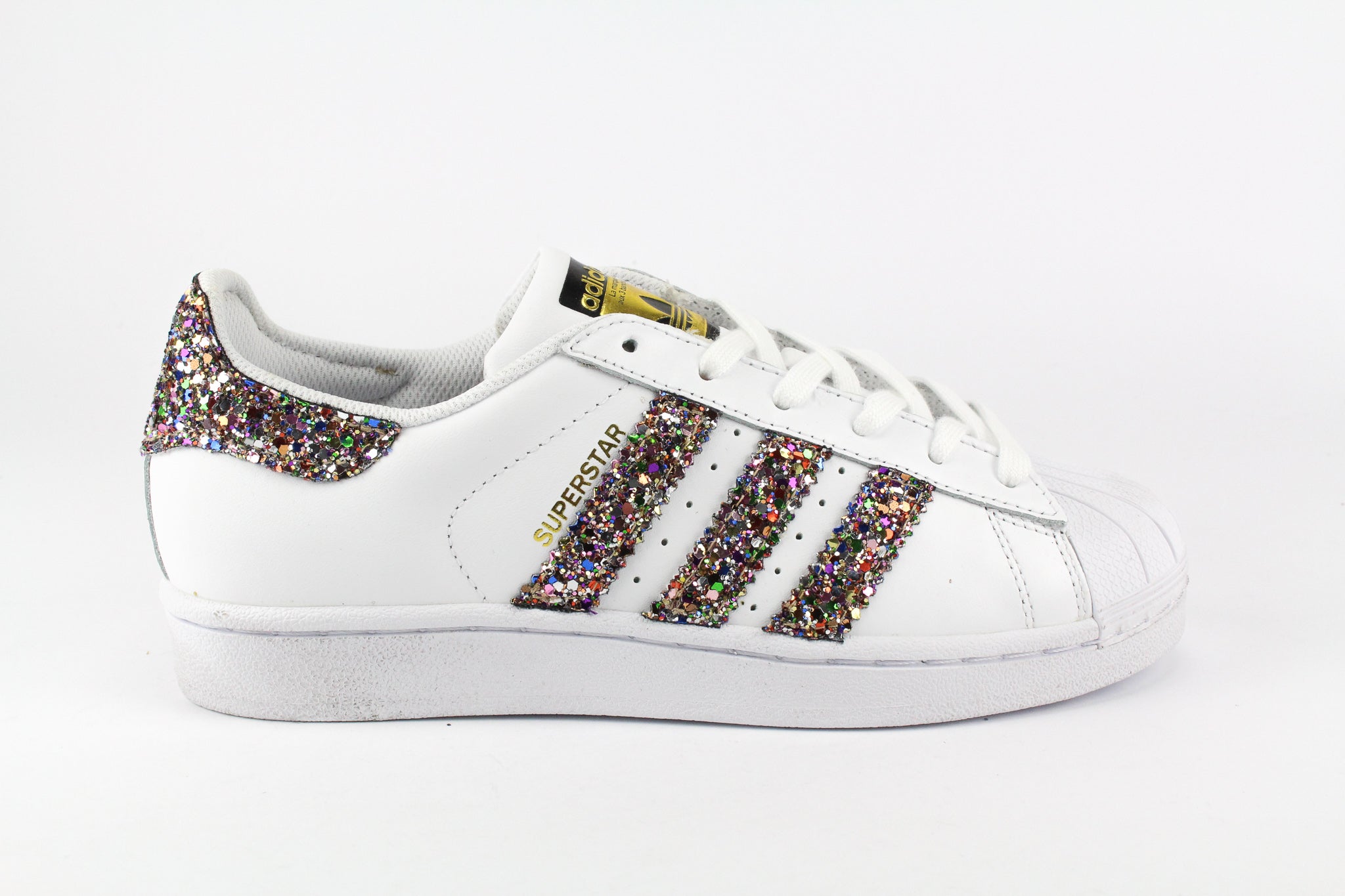 Adidas Superstar Personalizzate Multicolor Glitter