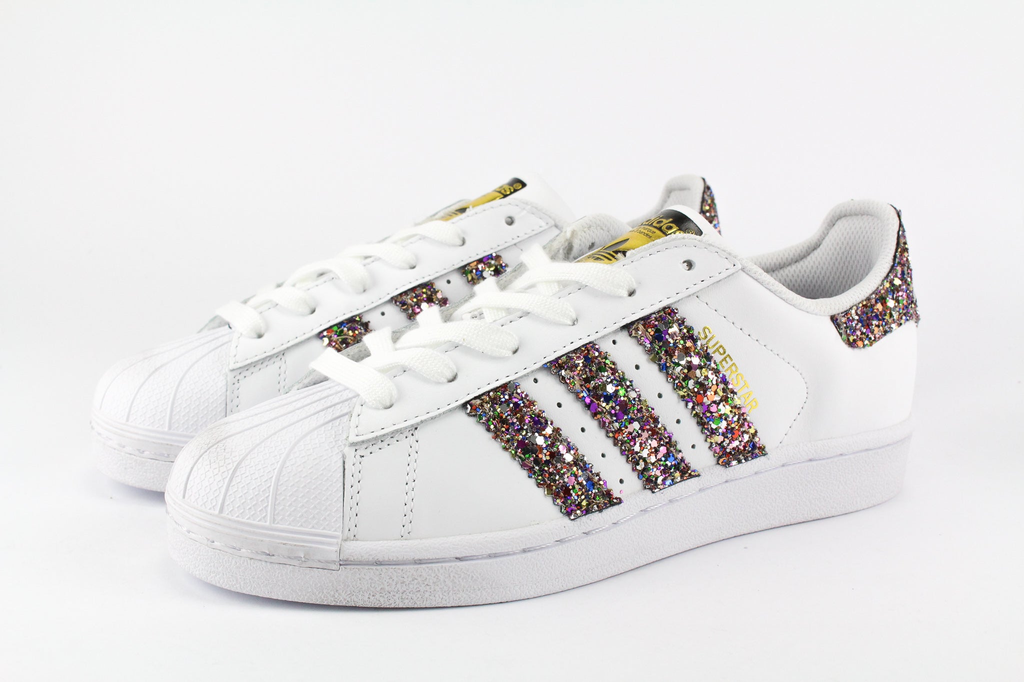 Adidas Superstar Personalizzate Multicolor Glitter