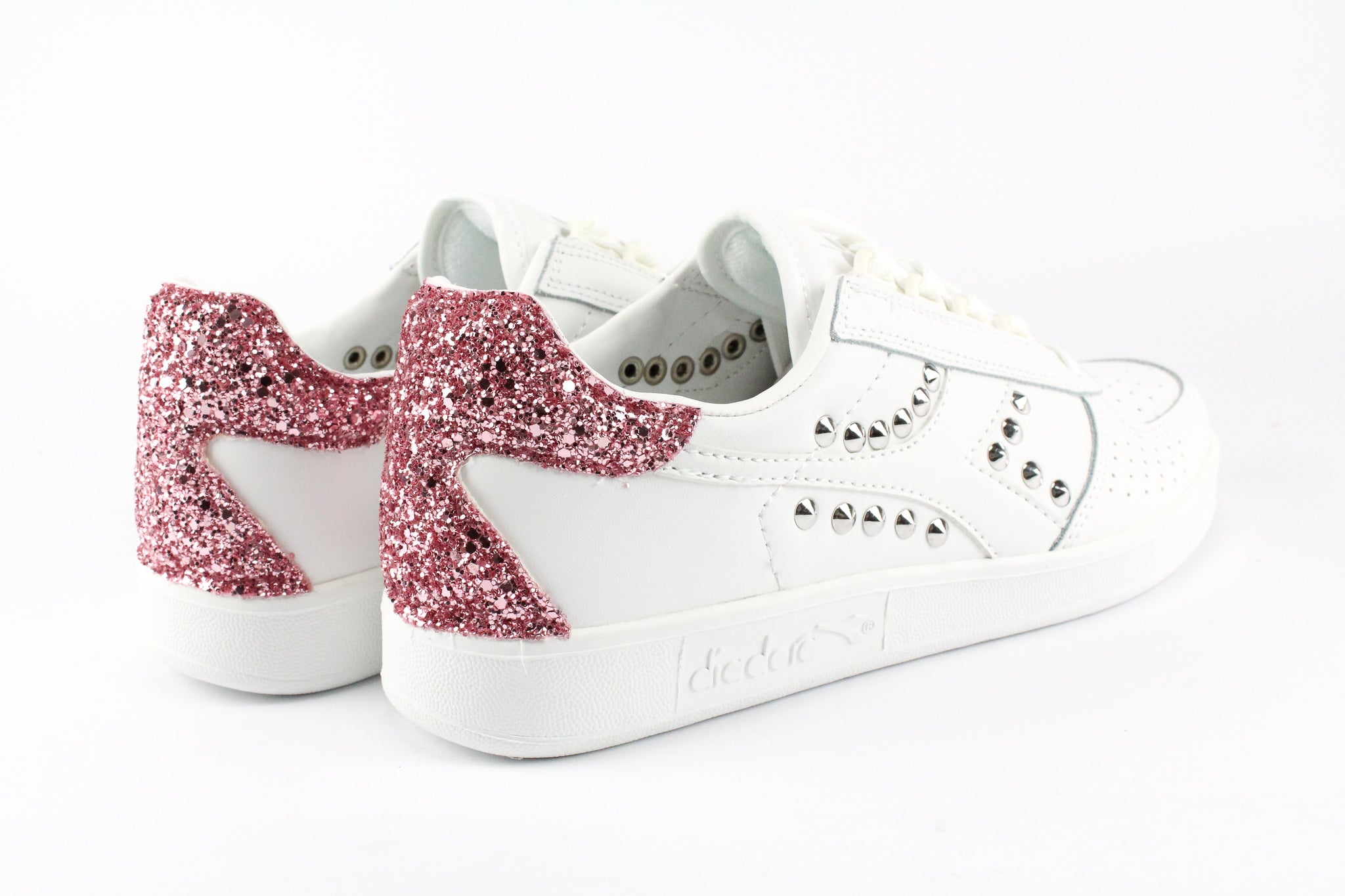 Diadora B.Elite Borchie & Pink Glitter