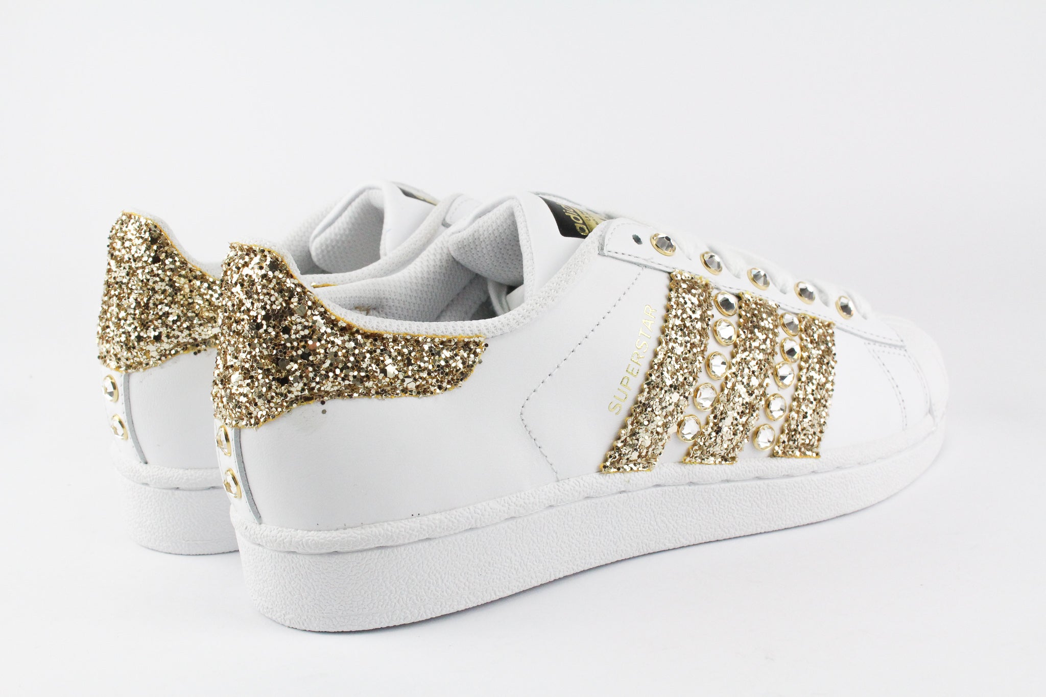 Adidas Superstar Strass & Gold Glitter