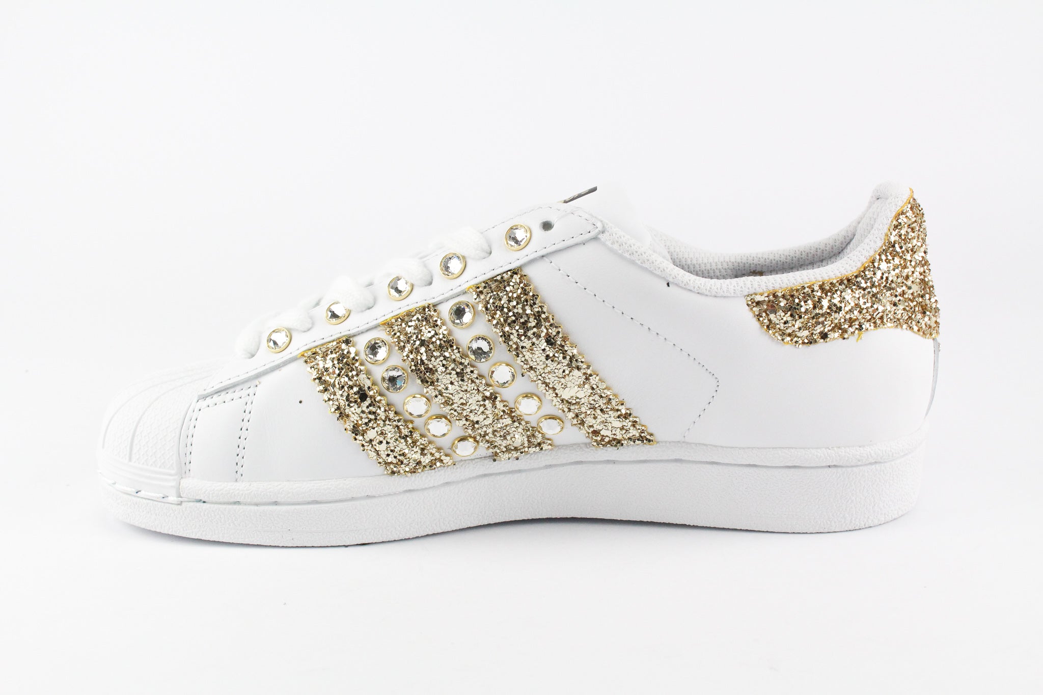Adidas Superstar Strass & Gold Glitter