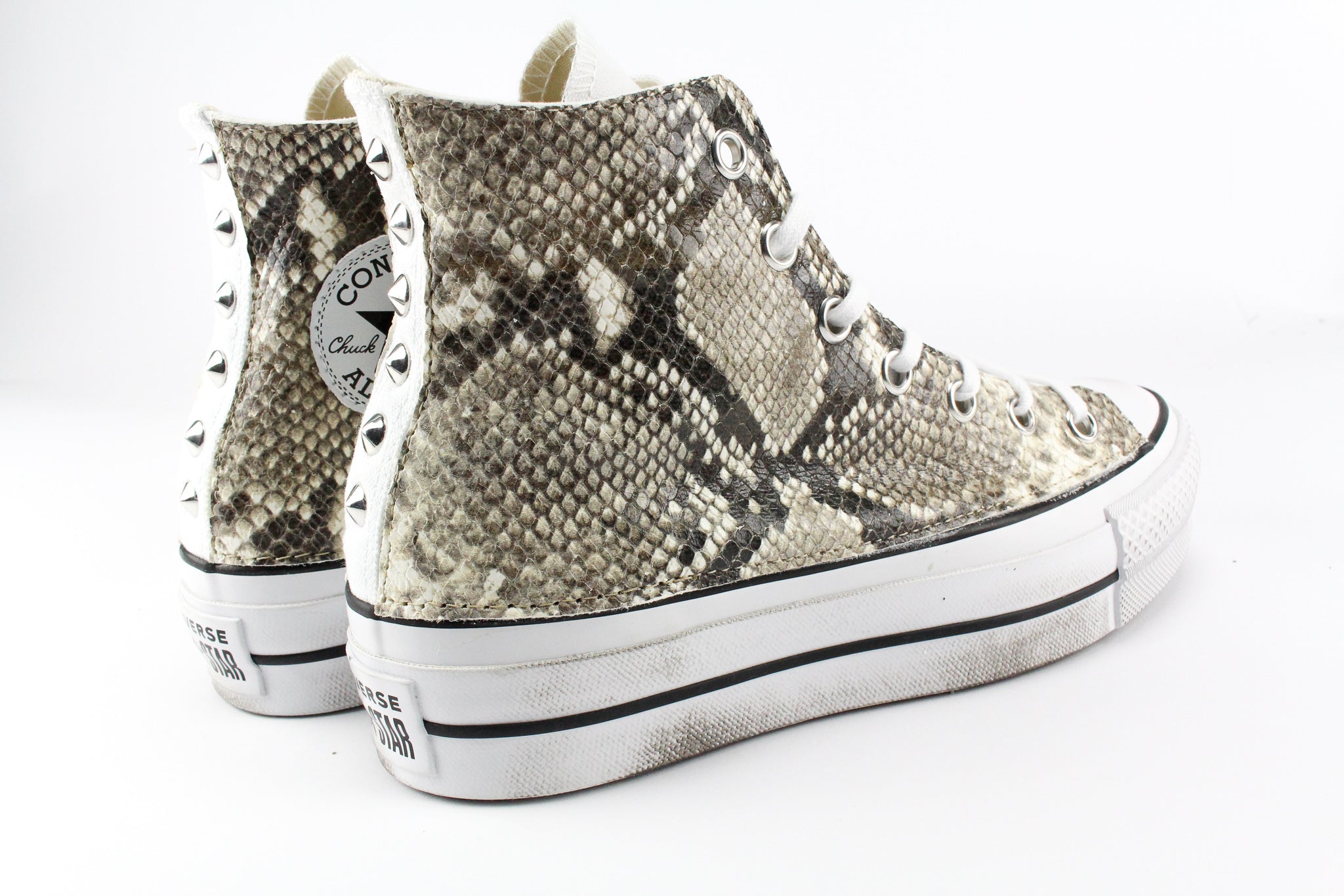 Converse All Star Platform Pitone & Borchie