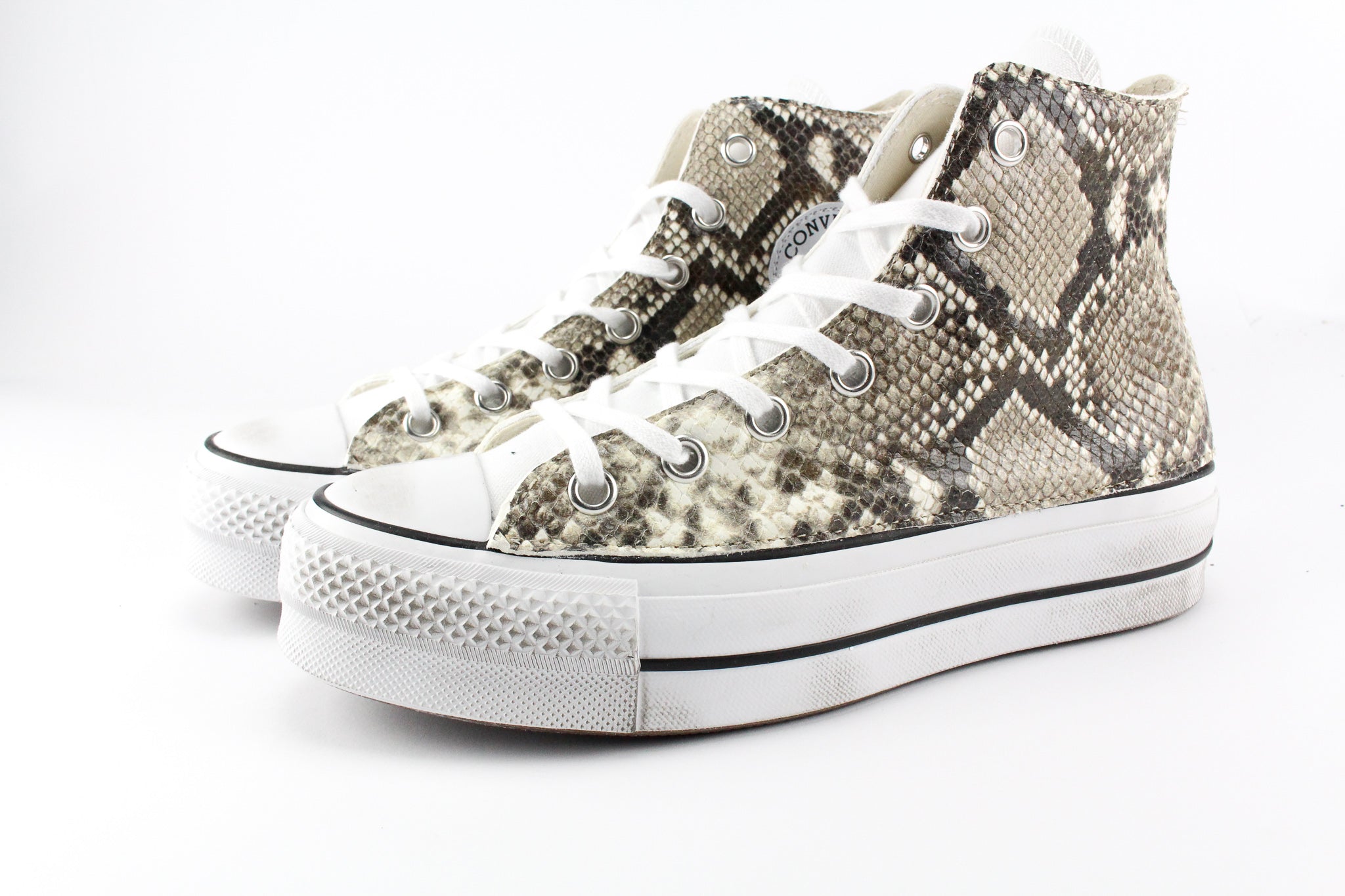 Converse All Star Platform Pitone & Borchie