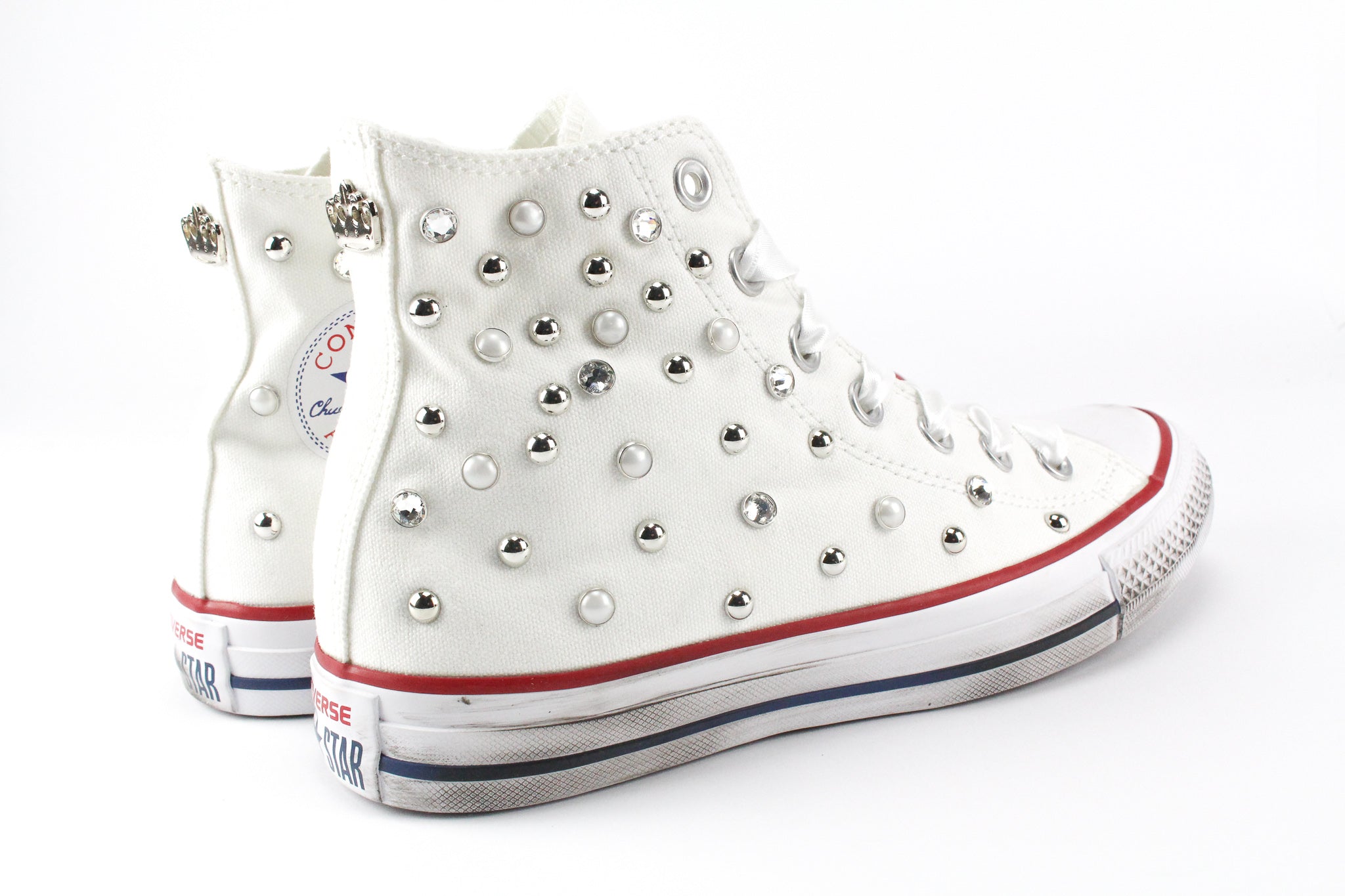Converse All Star Strass & Lacci Raso