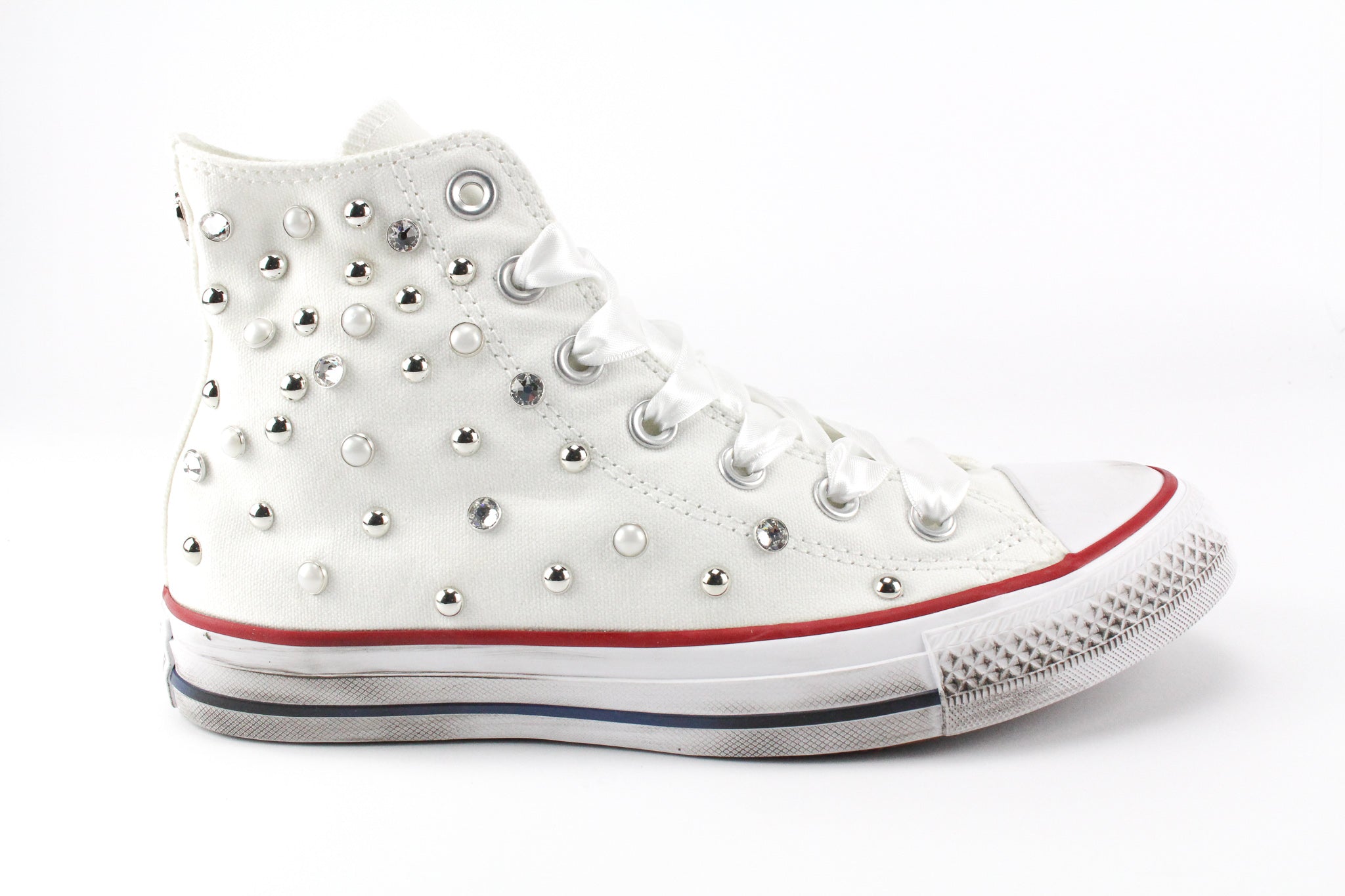 Converse All Star Strass & Lacci Raso
