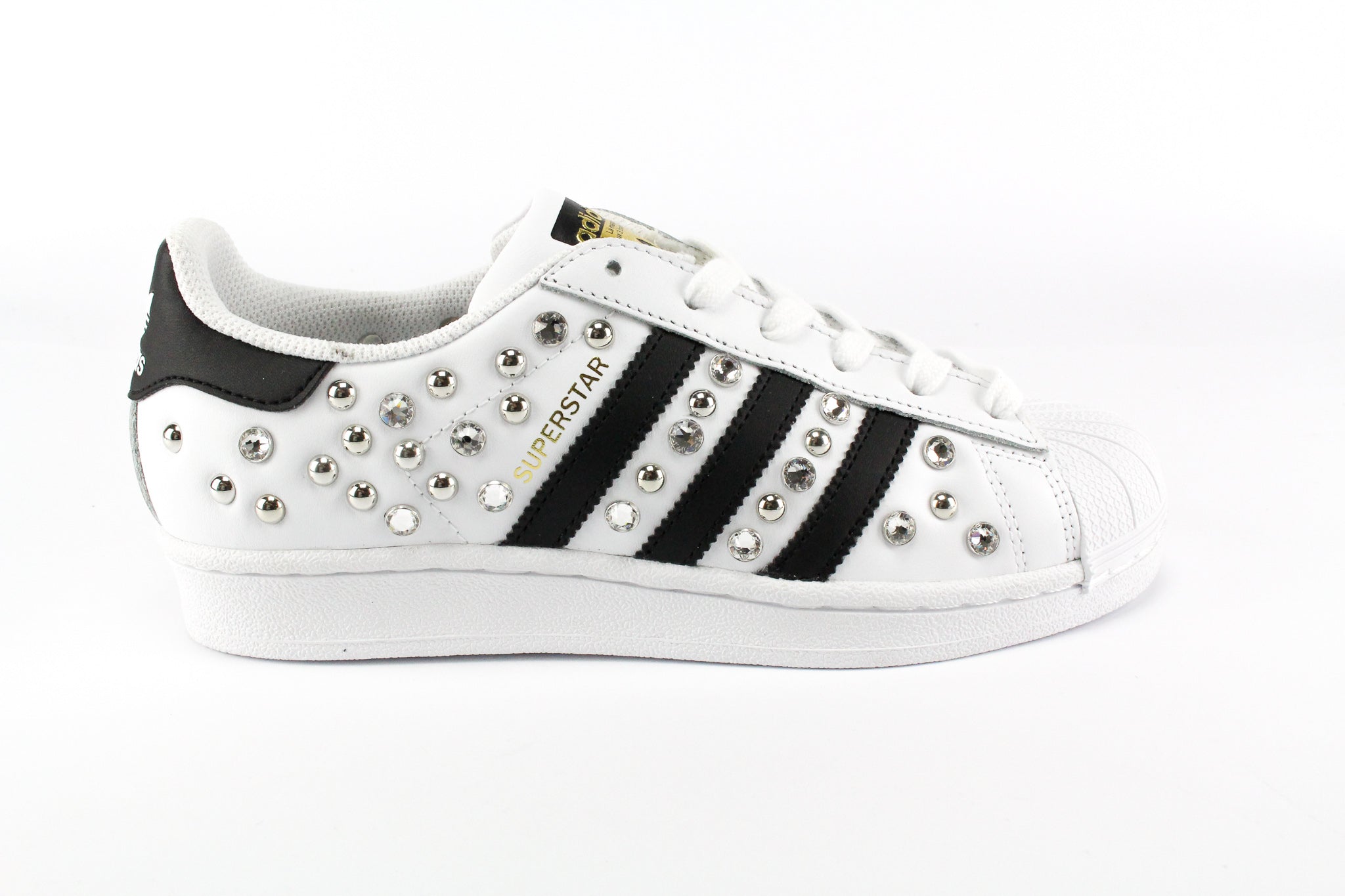 Adidas Superstar Personalizzate Total Borchie & Strass