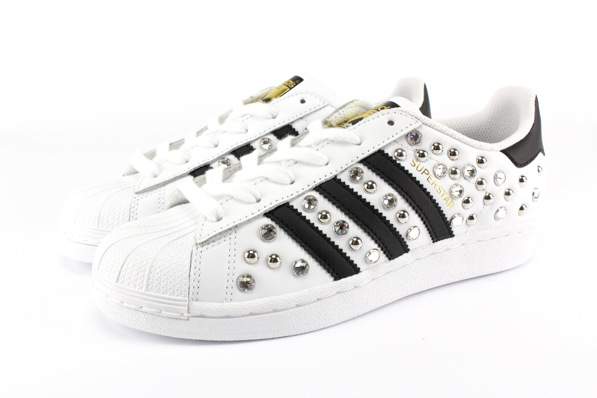 Adidas Superstar Personalizzate Total Borchie & Strass