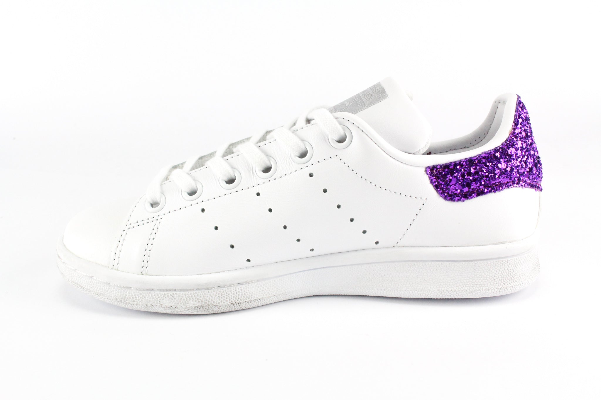 Adidas Stan Smith Personalizzate Stella Glitter Viola