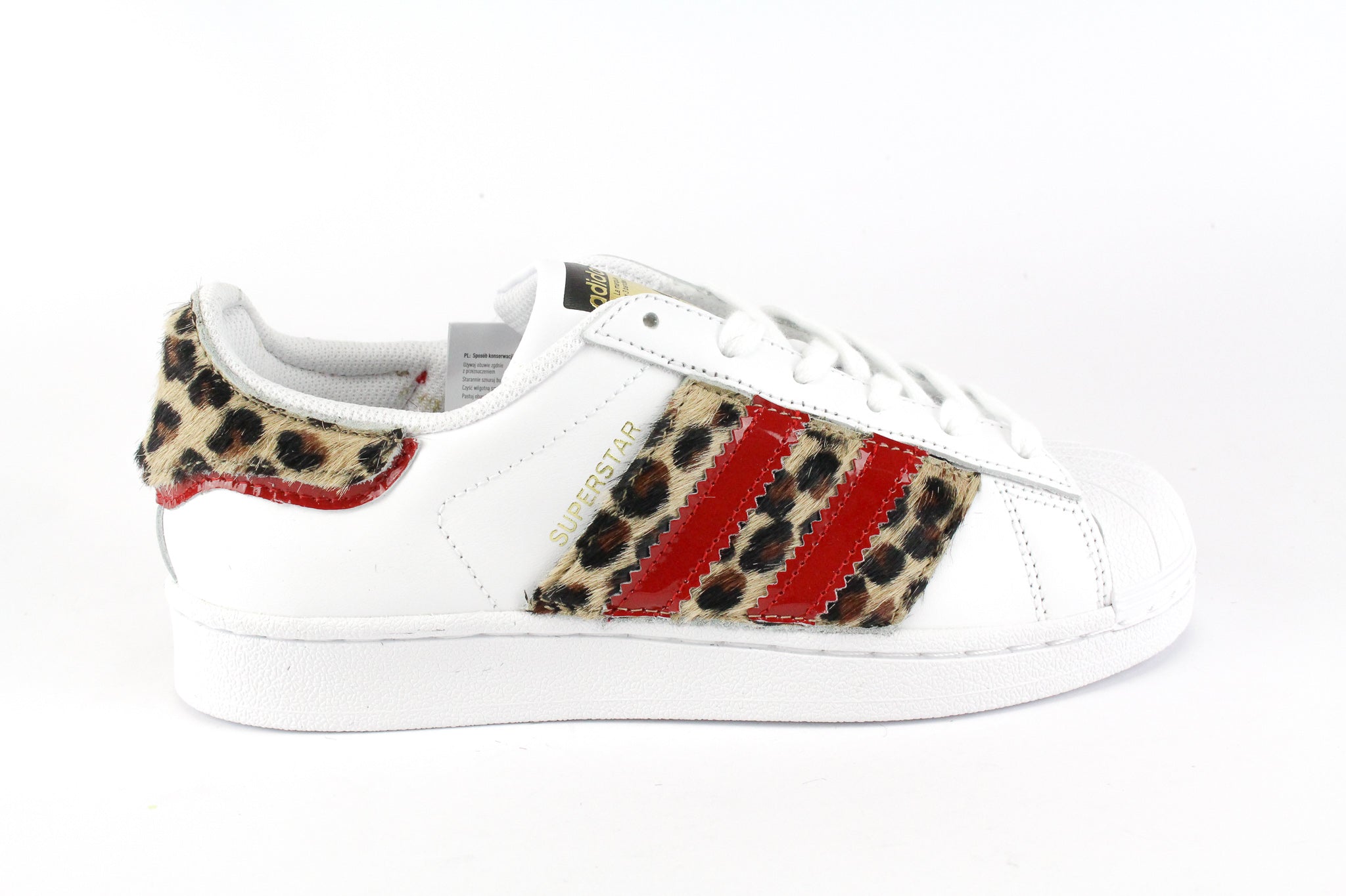 Adidas Superstar Cavallino Maculato & Vernice Rossa