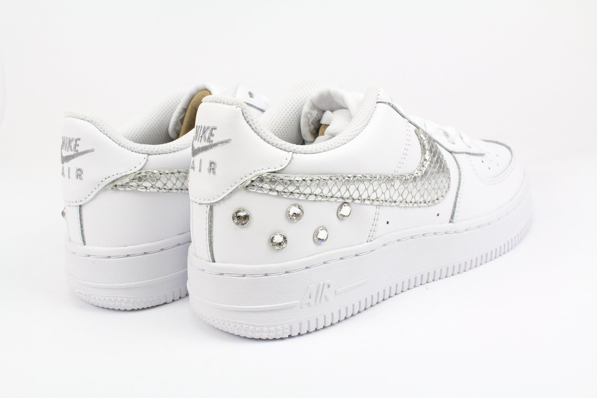 Nike Air Force 1 '07 Pitone Laminato & Strass